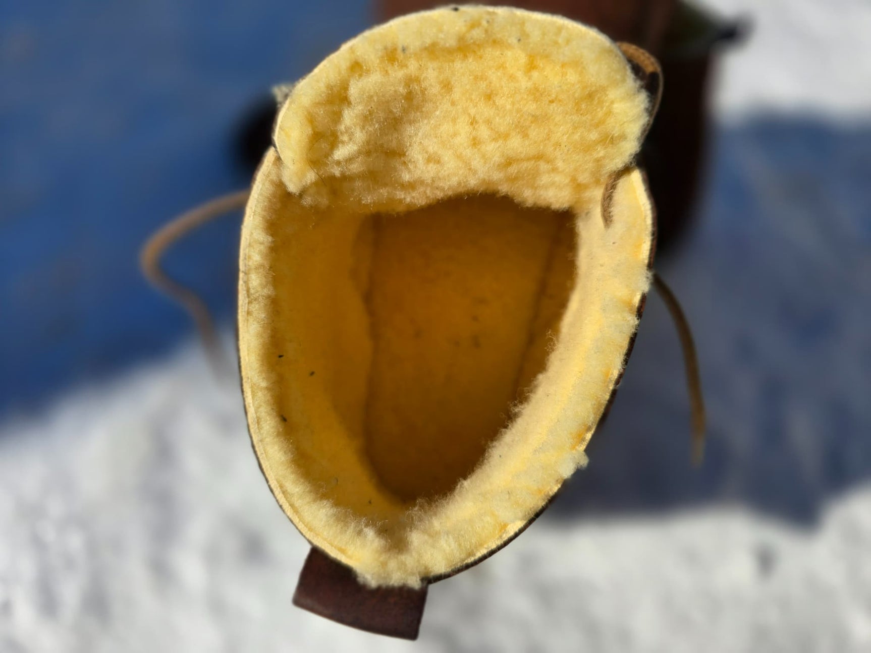 Milagro Frio Winter Barefoot boots - brown with black marbling EXTRA WARM