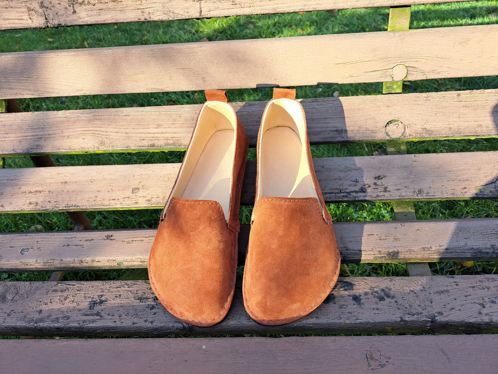 Barefoot moccasins - brown