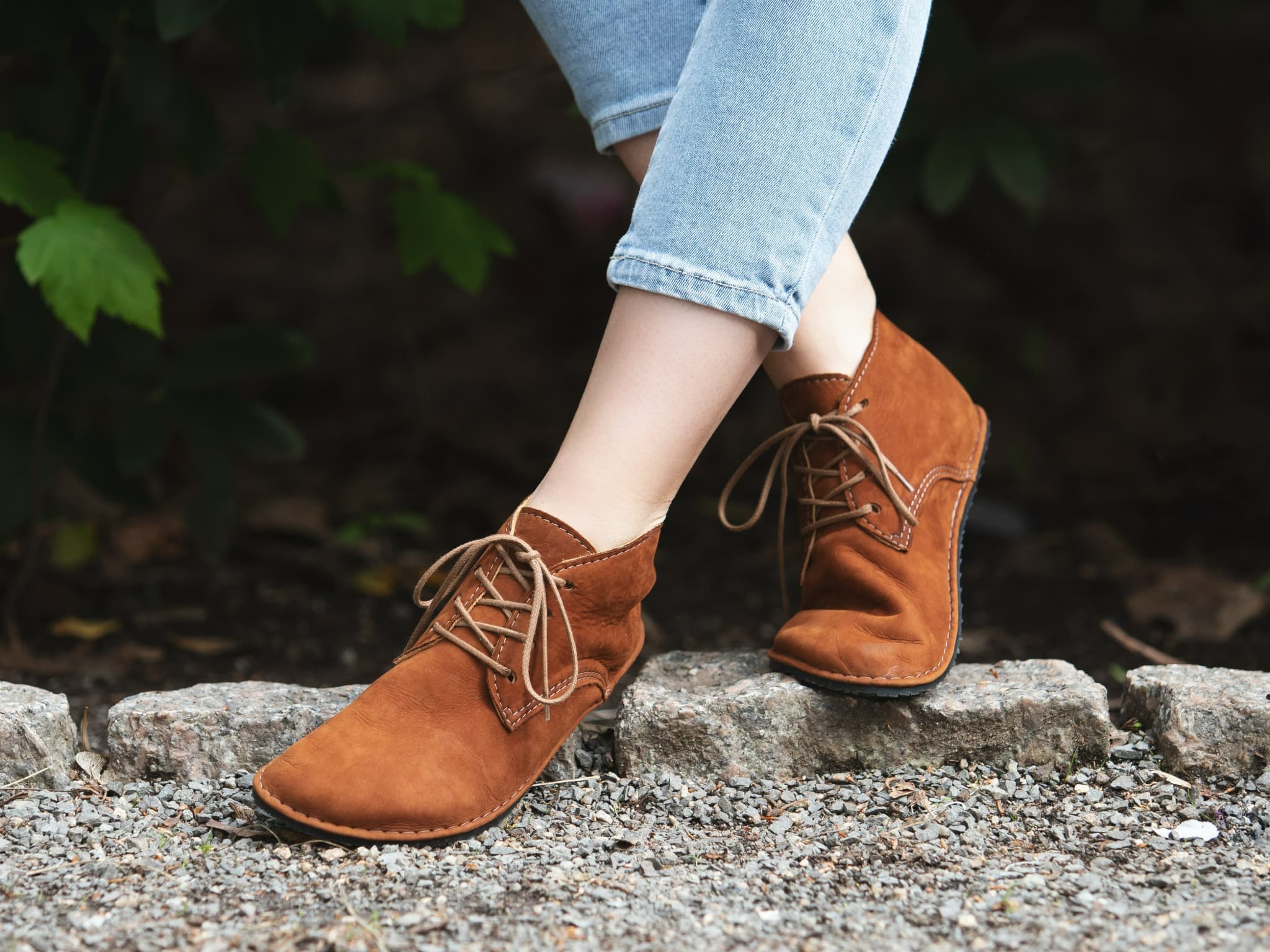 Milagro Premium Barefoot celoroční boty – hnědé s černým mramorováním