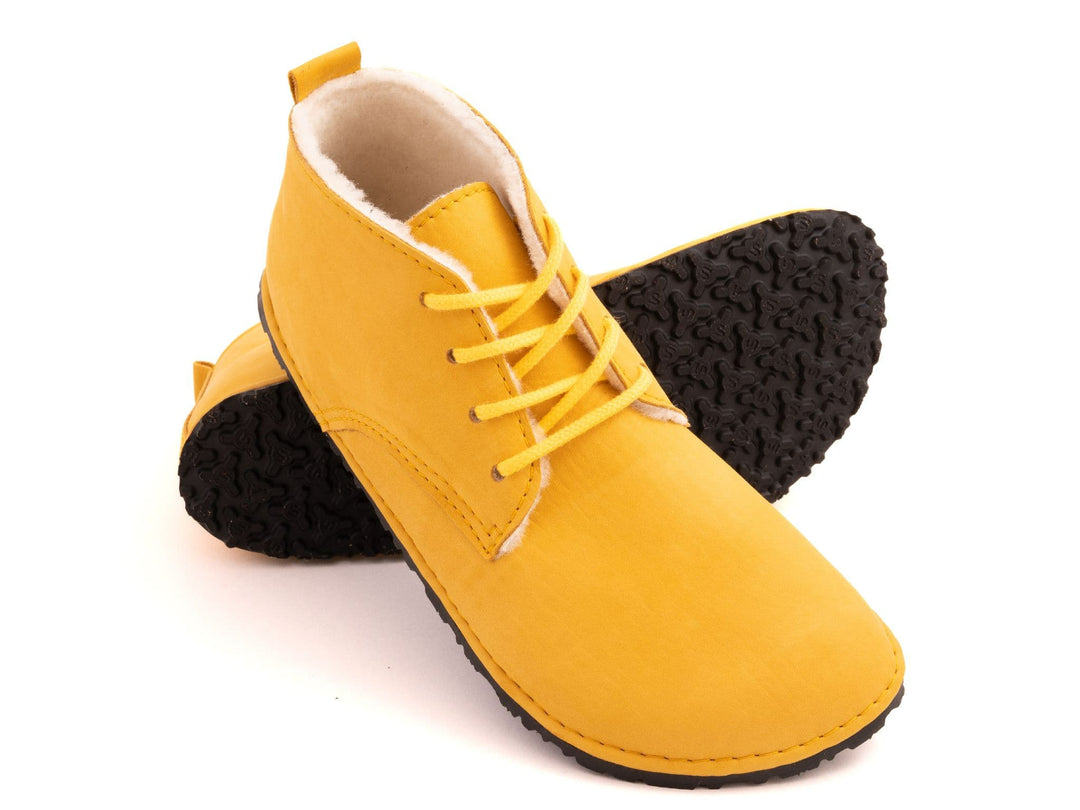Milagro Frio Winter Barefoot boots - yellow