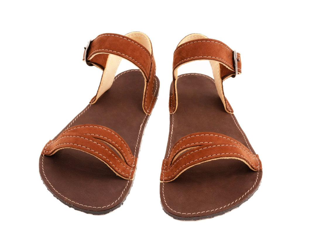 Verano Barefoot sandals - wide fit - brown
