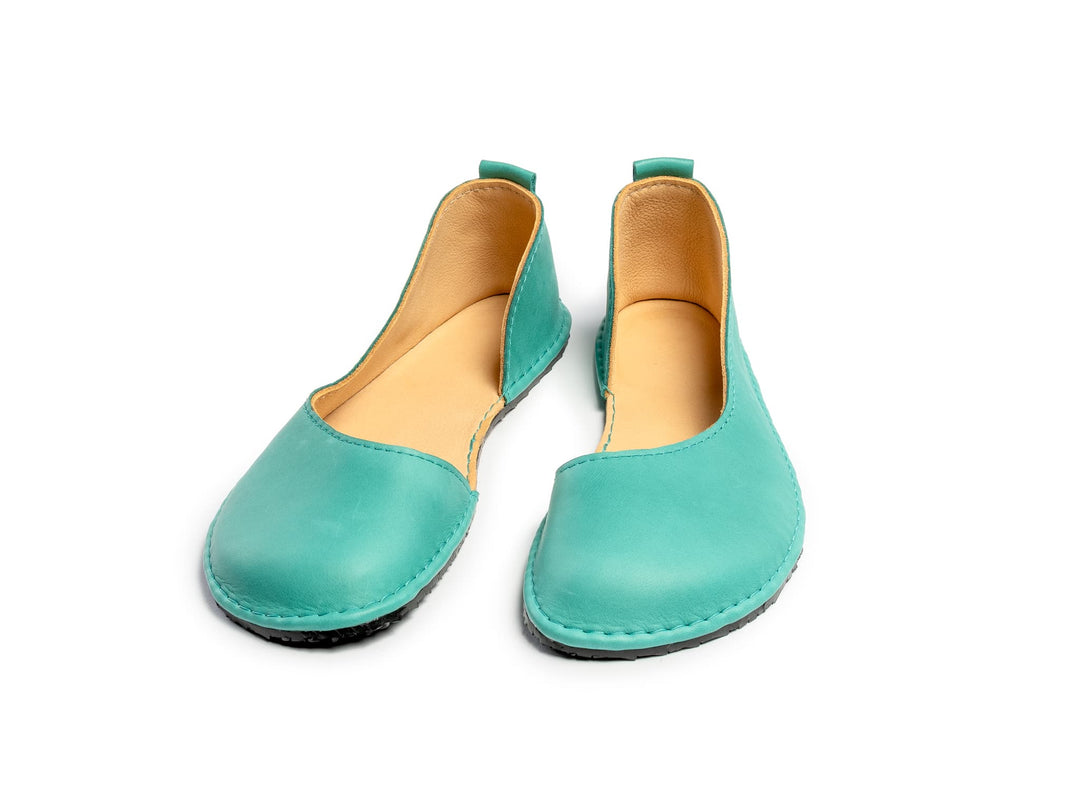 Barefoot ballerinas - blue-green