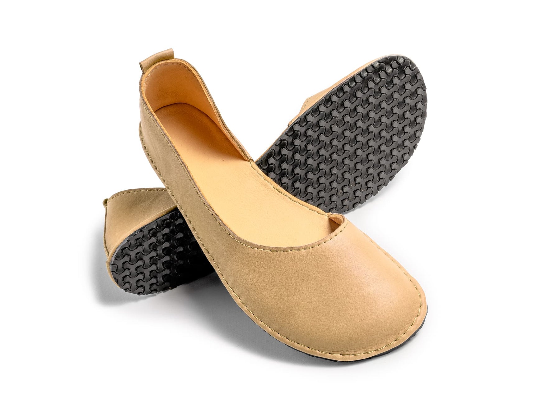 Barefoot ballerinas - beige - LUKS BAREFOOT