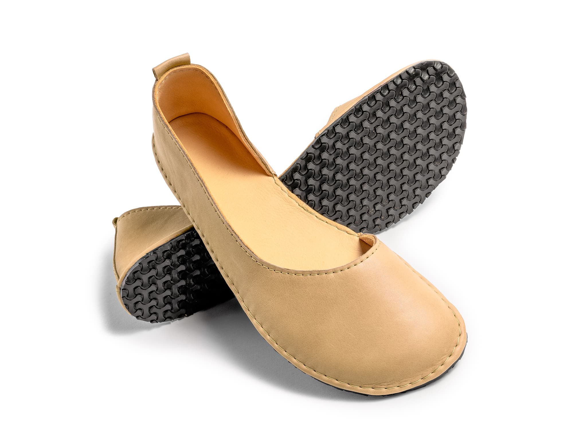 Barefoot ballerinas - beige - LUKS BAREFOOT