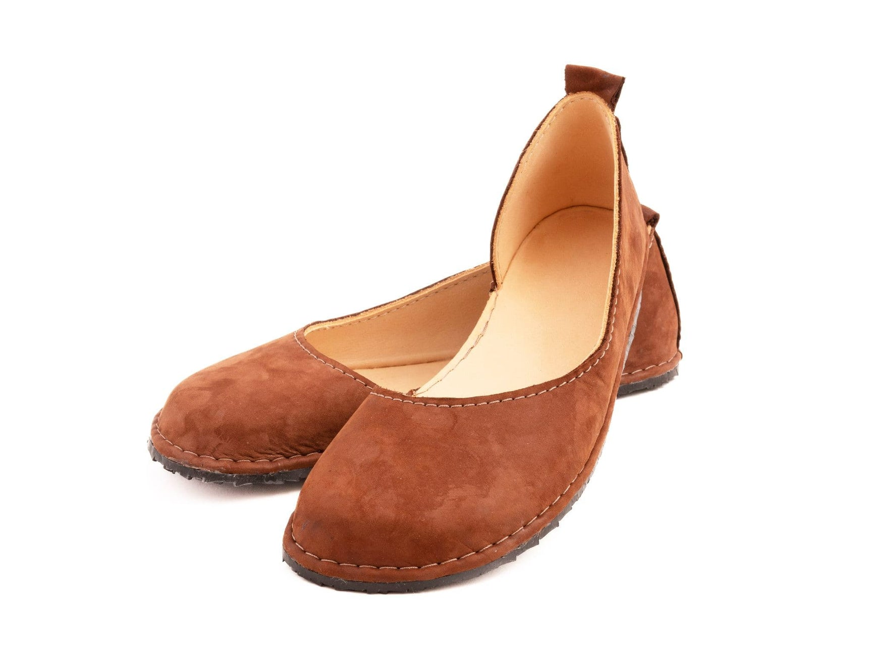 Barefoot ballerinas - brown - LUKS BAREFOOT