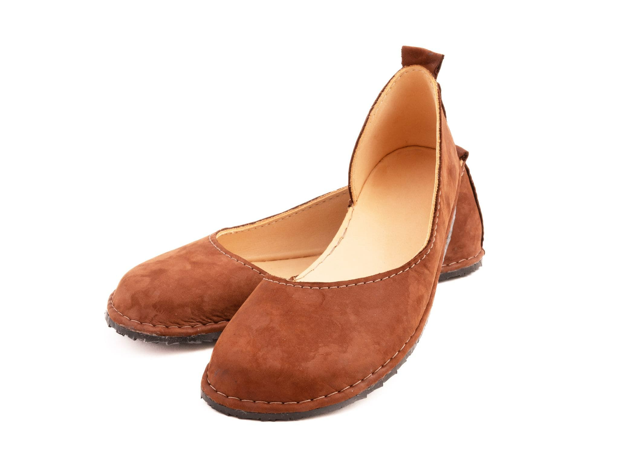 Barefoot ballerinas - brown - LUKS BAREFOOT