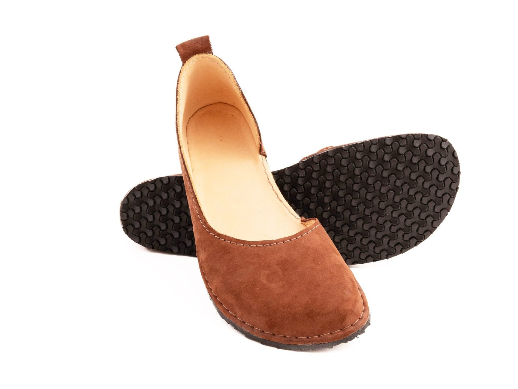 Barefoot ballerinas - brown - LUKS BAREFOOT