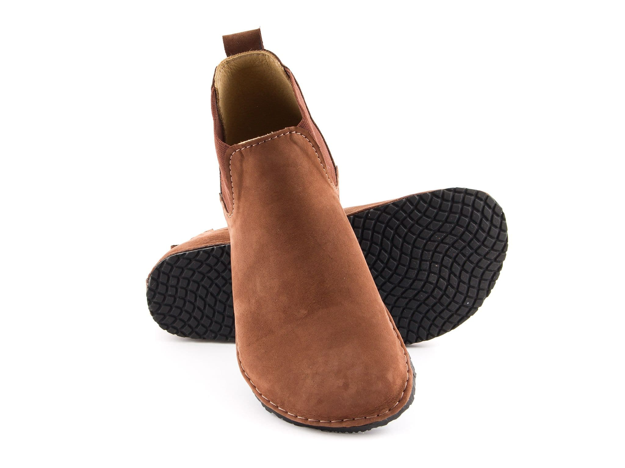 Barefoot chelsea boots - brown - LUKS BAREFOOT
