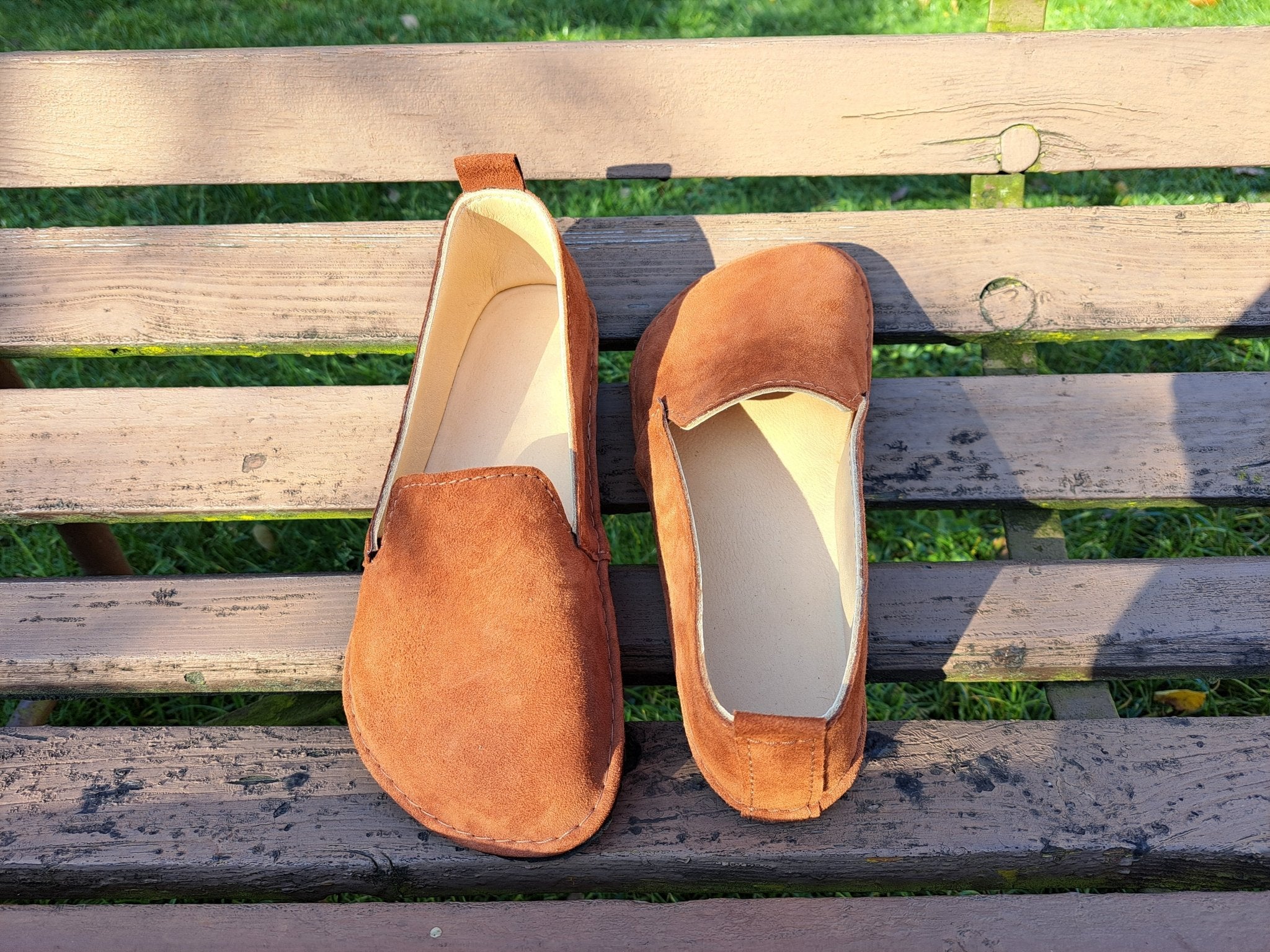 Barefoot moccasins - brown - LUKS BAREFOOT