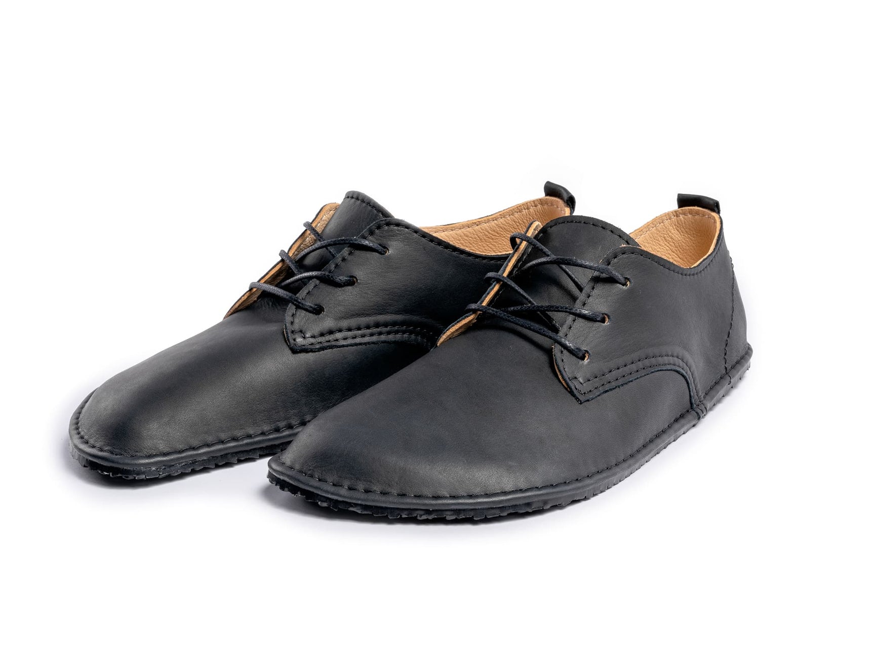 Barefoot oxfords - black - LUKS BAREFOOT