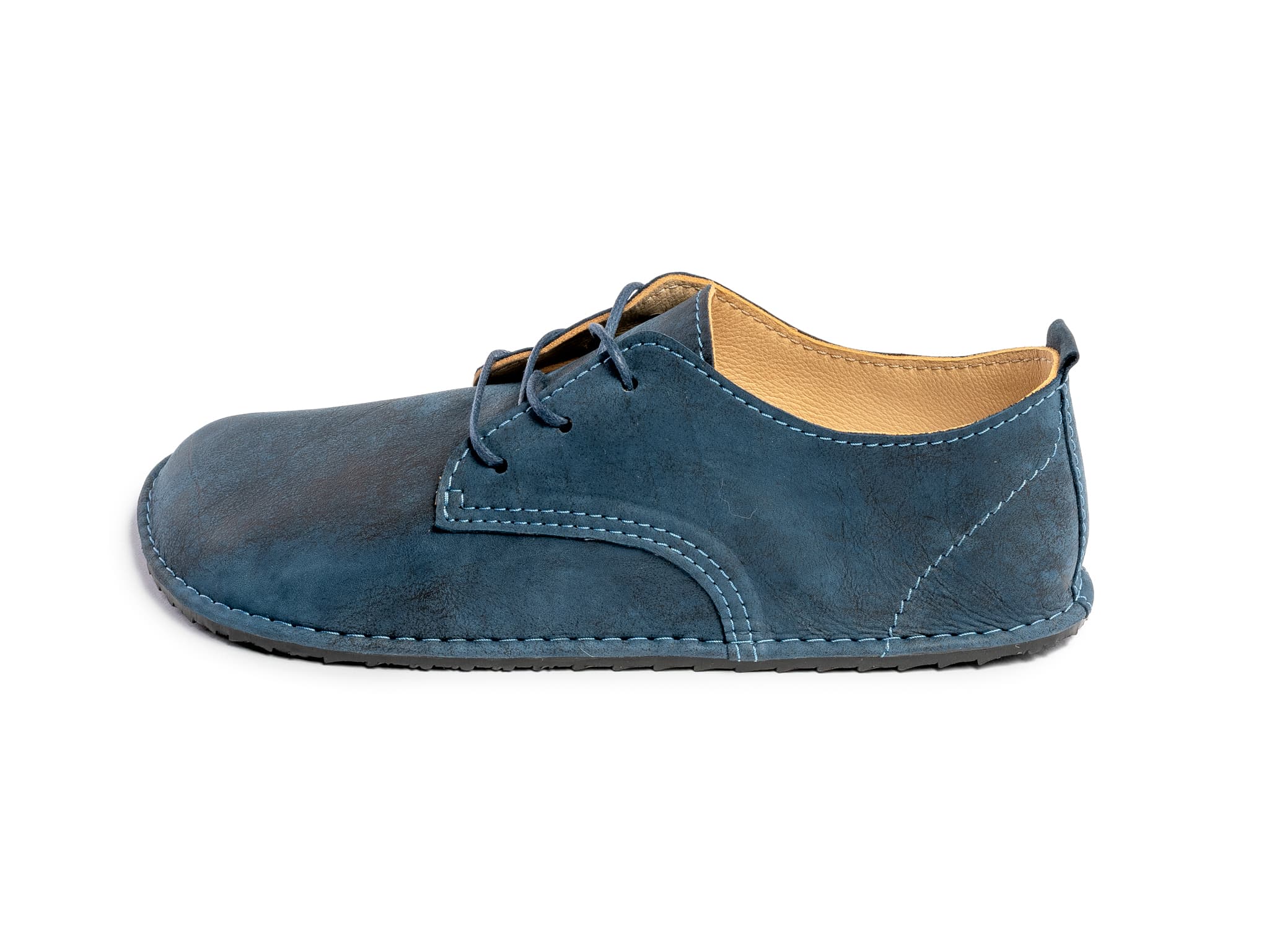 Barefoot oxfords - blue - LUKS BAREFOOT