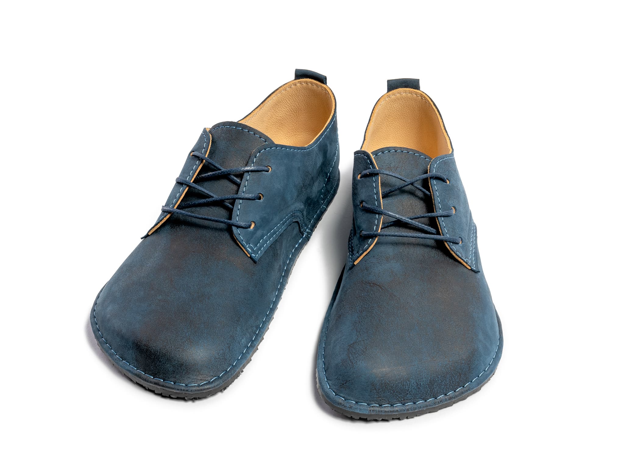 Barefoot oxfords - blue - LUKS BAREFOOT