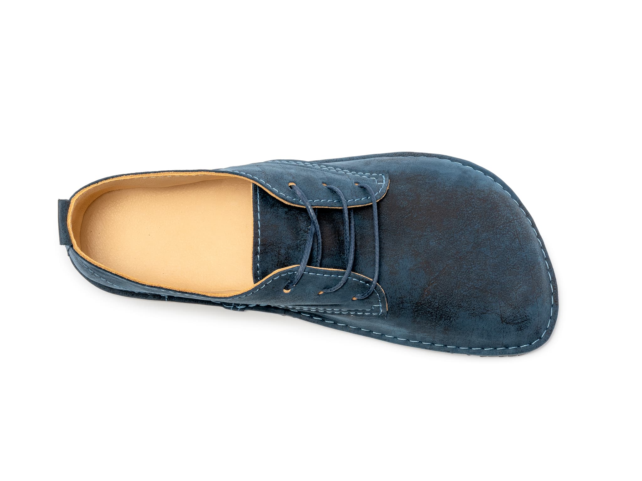 Barefoot oxfords - blue - LUKS BAREFOOT
