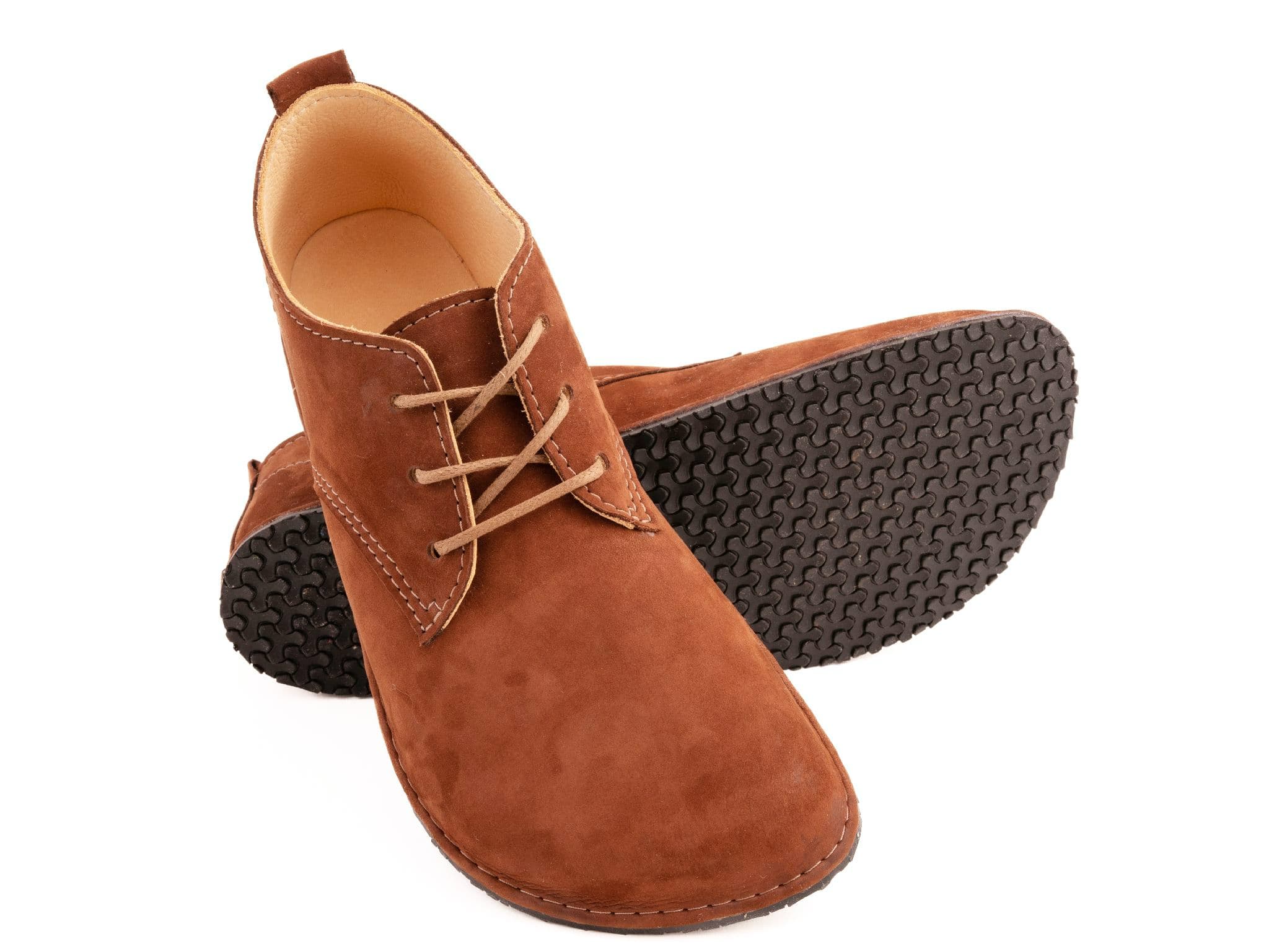 Barefoot oxfords - brown - LUKS BAREFOOT