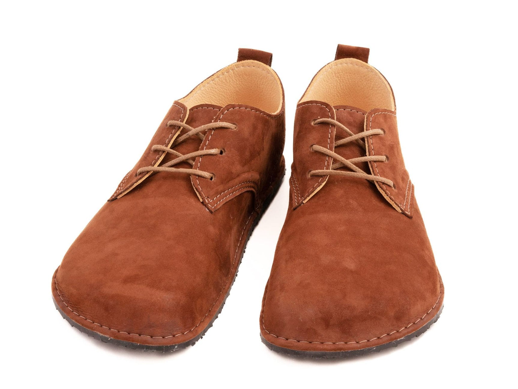 Barefoot oxfords - brown - LUKS BAREFOOT