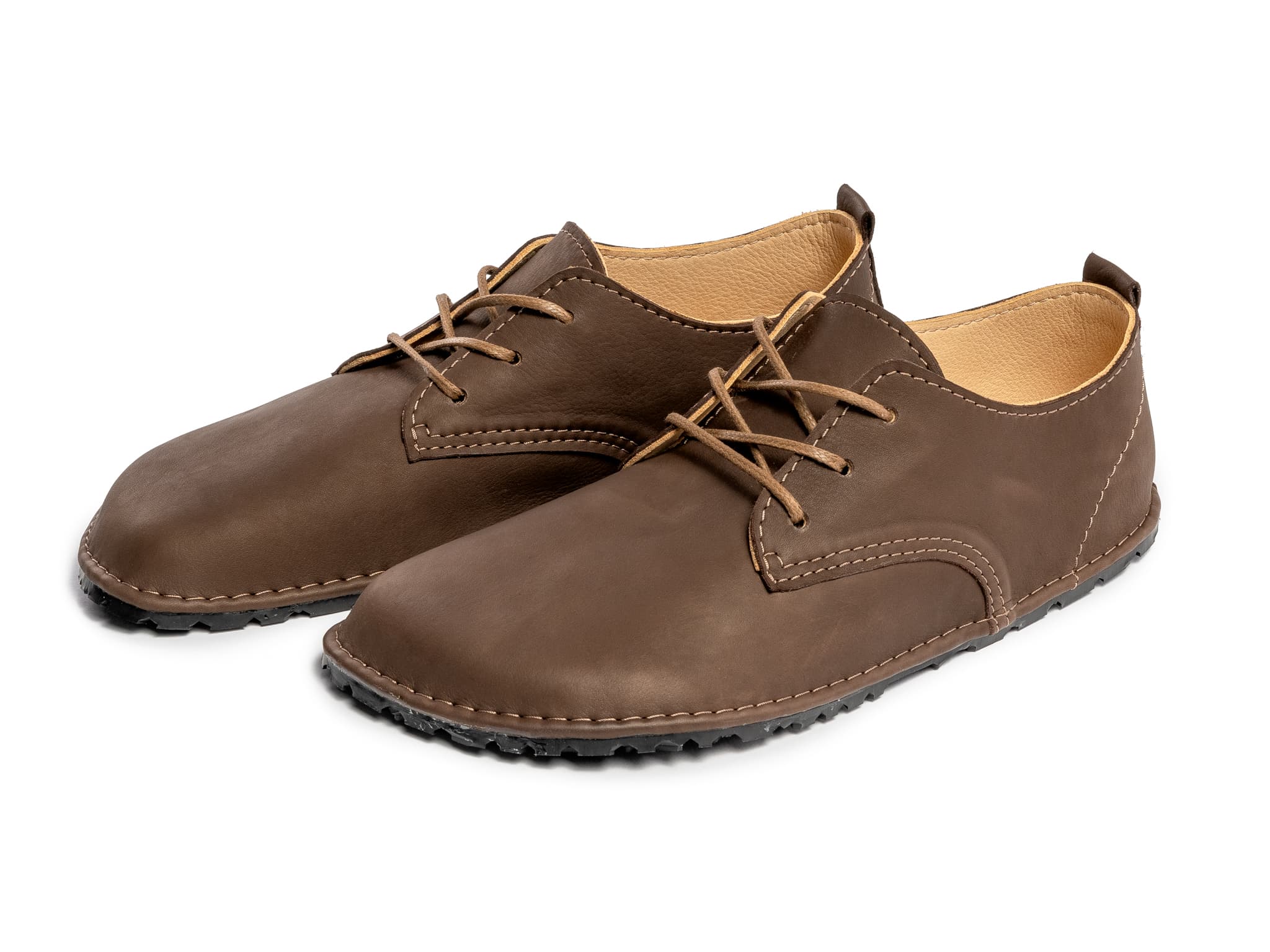 Barefoot oxfords - dark brown - LUKS BAREFOOT