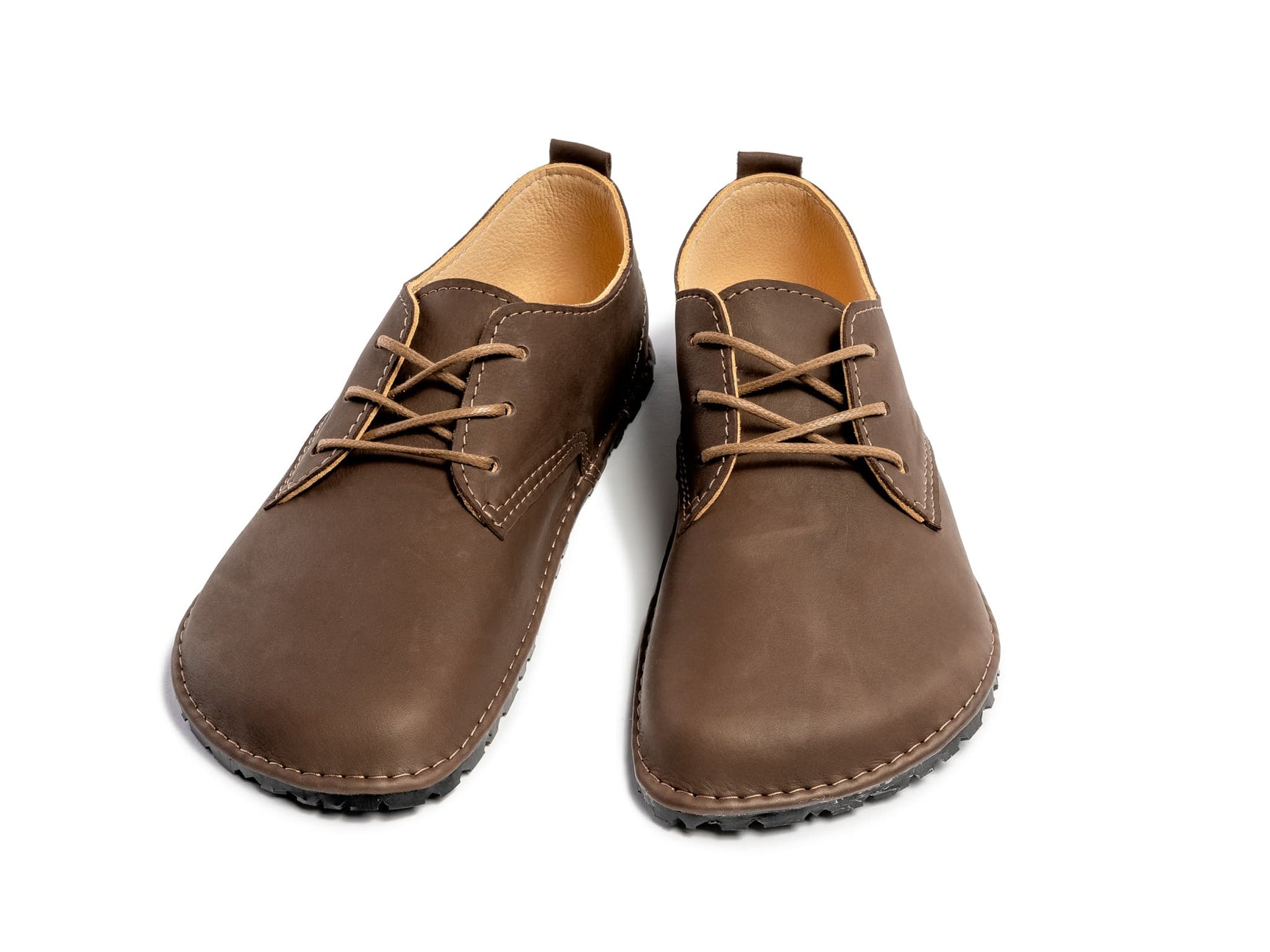 Barefoot oxfords - dark brown - LUKS BAREFOOT