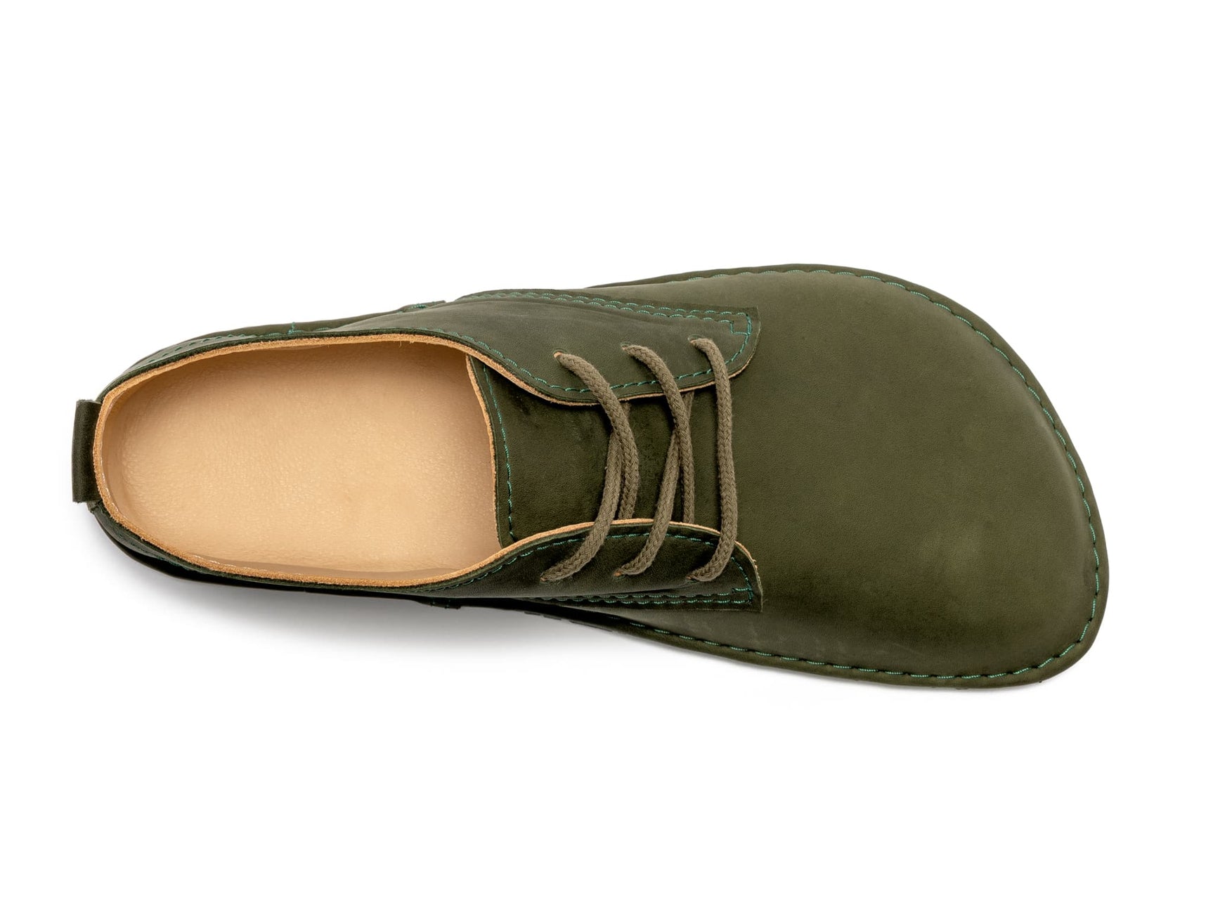 Barefoot oxfords - khaki - LUKS BAREFOOT