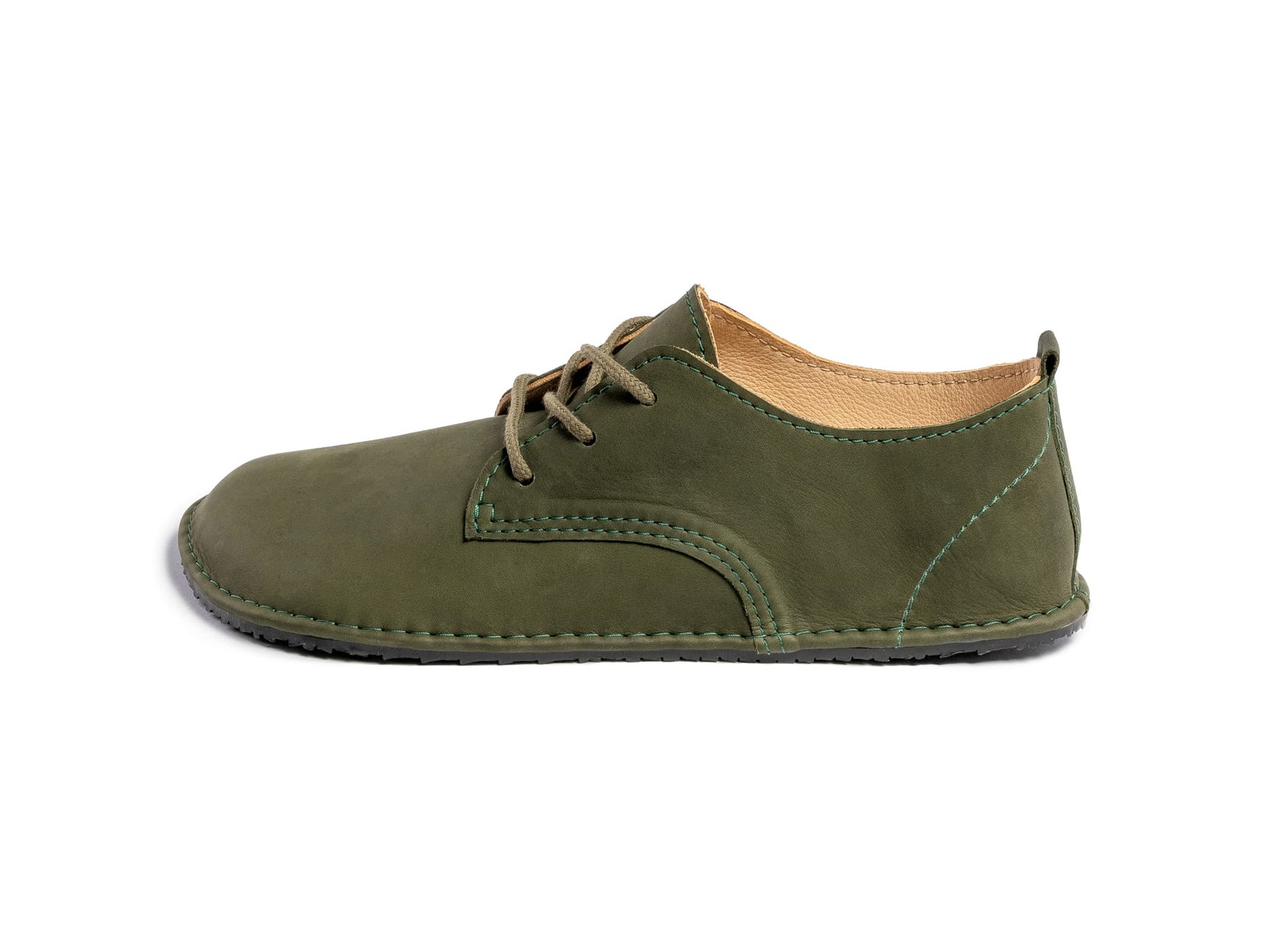 Barefoot oxfords - khaki - LUKS BAREFOOT