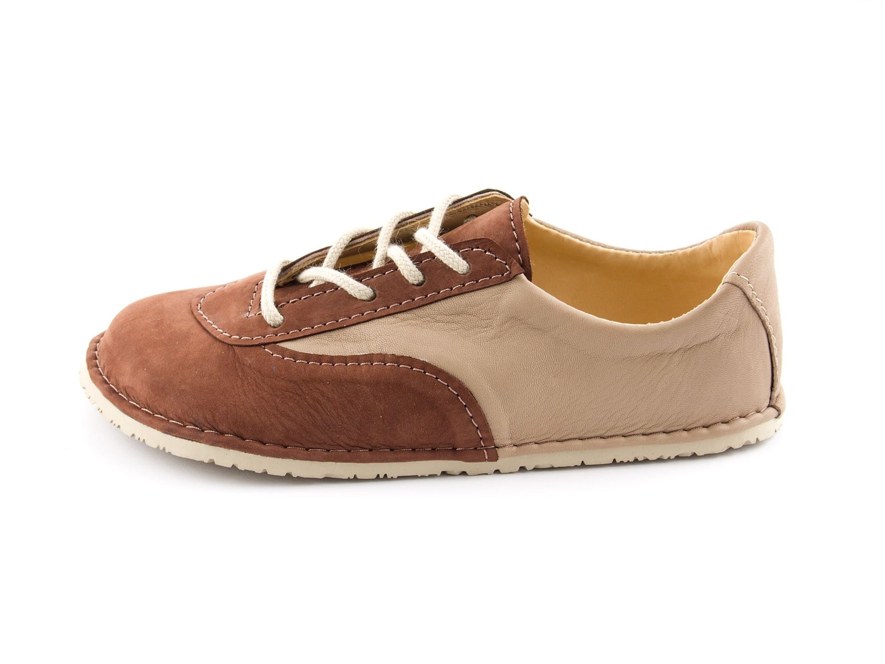 Barefoot sneakers - beige brown - LUKS BAREFOOT