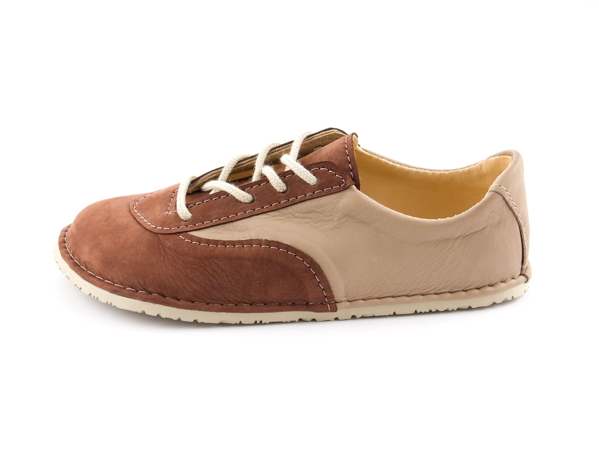 Barefoot sneakers - beige brown - LUKS BAREFOOT