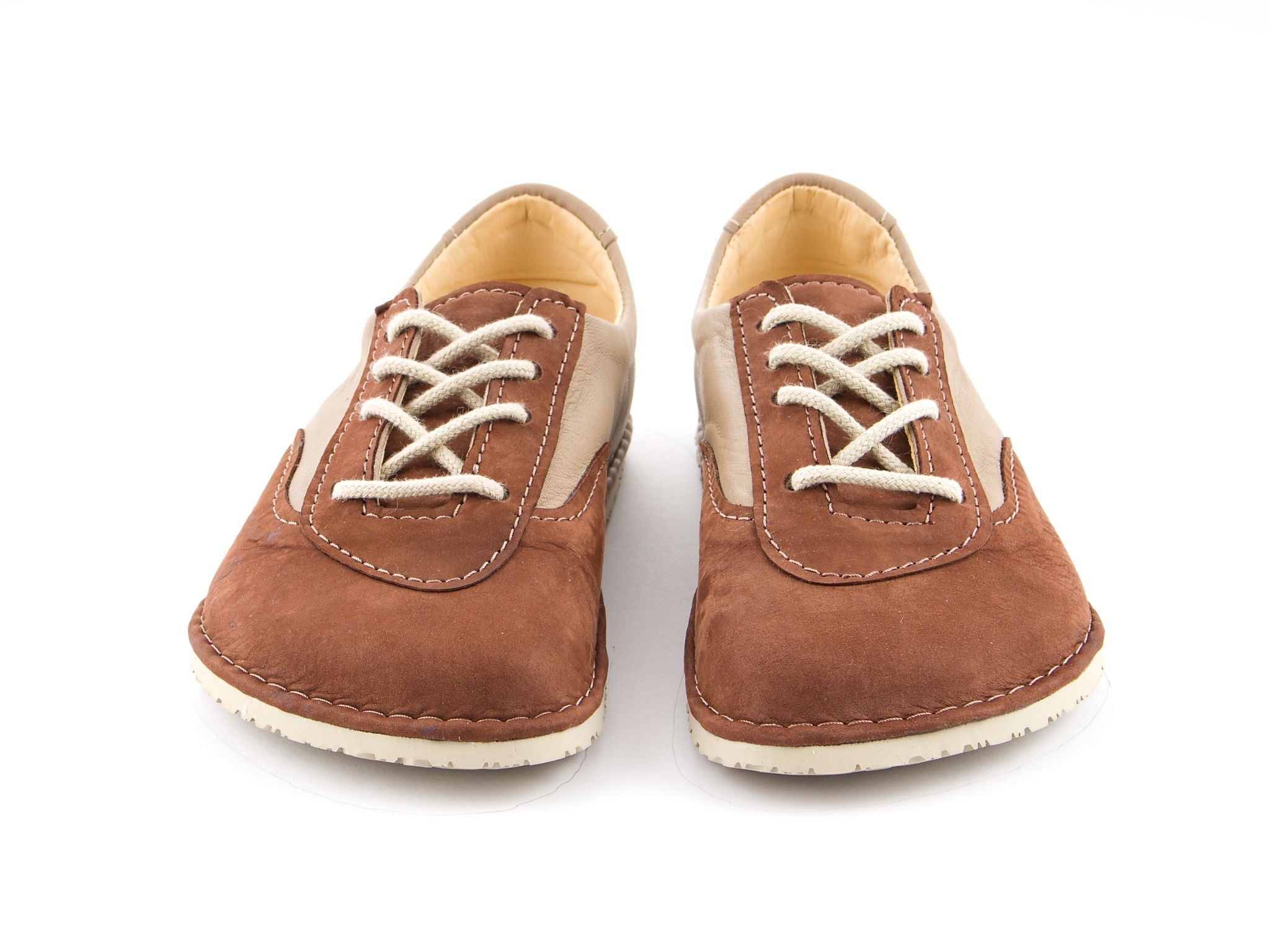 Barefoot sneakers - beige brown - LUKS BAREFOOT