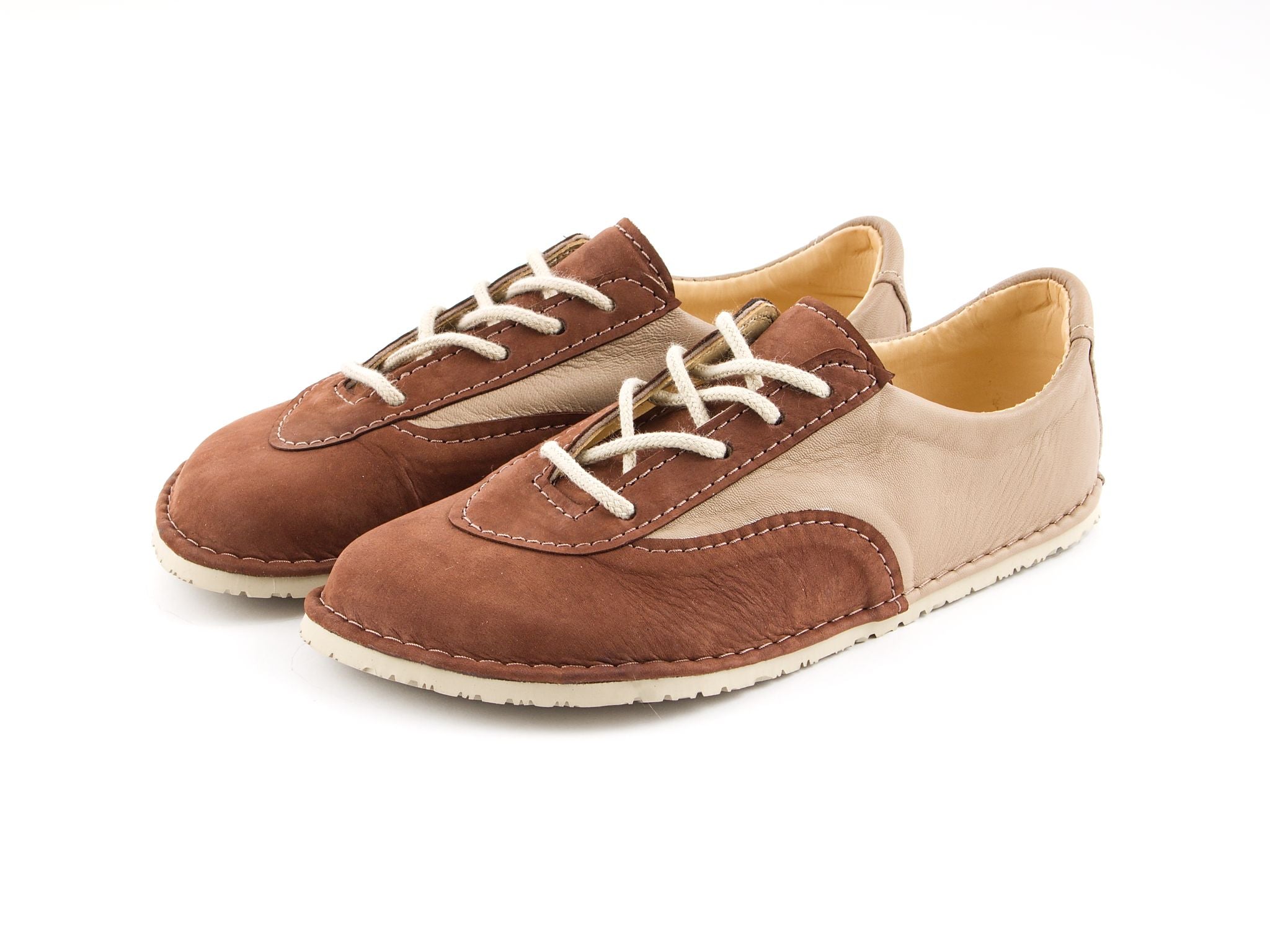 Barefoot sneakers - beige brown - LUKS BAREFOOT