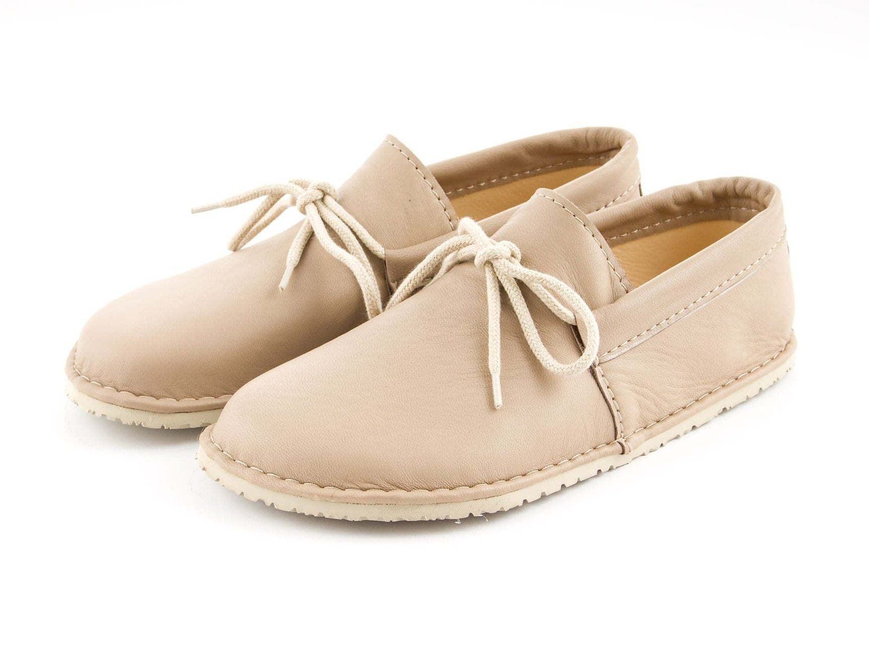 Cordelia Barefoot moccasins - beige - LUKS BAREFOOT