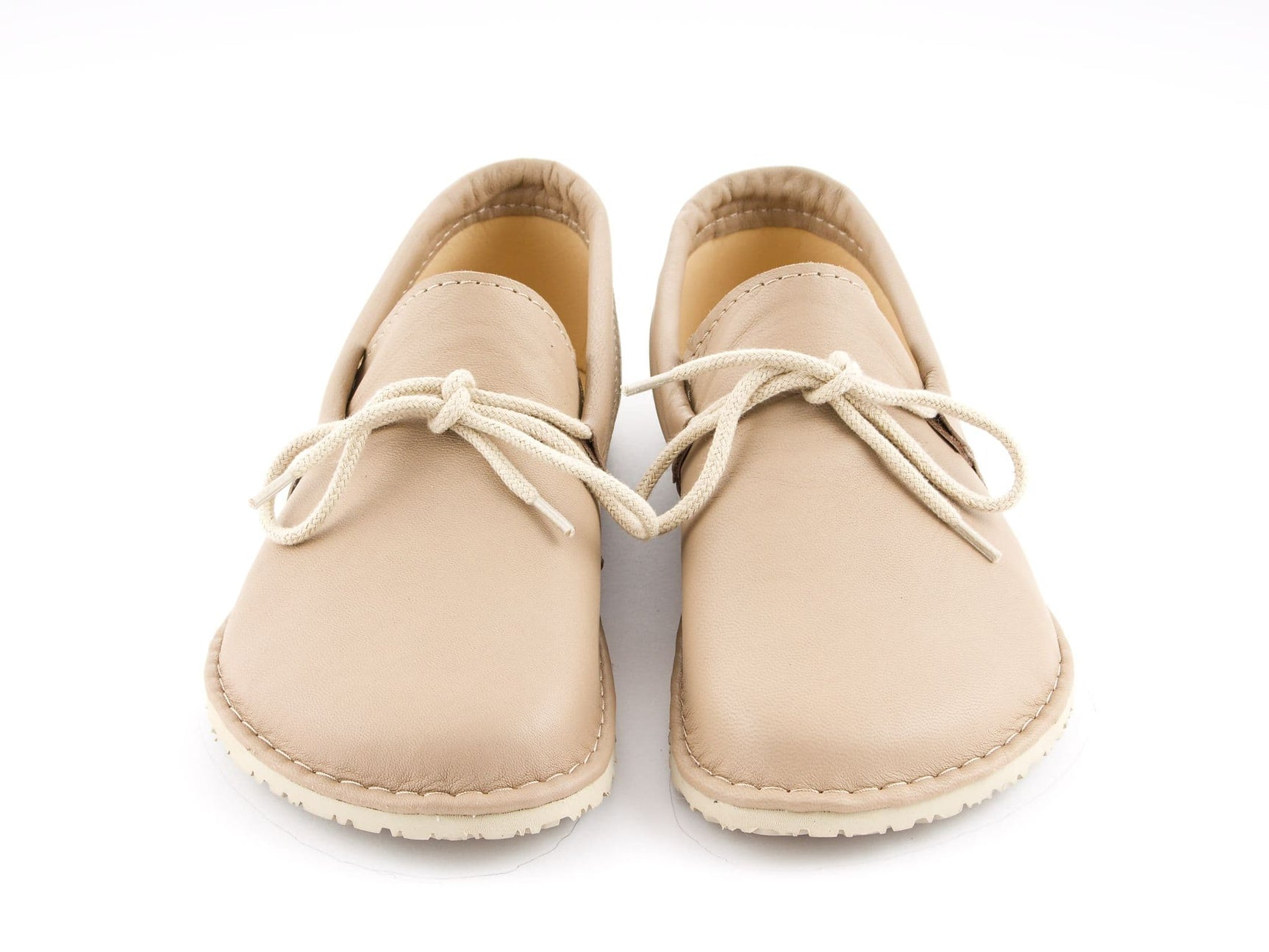 Cordelia Barefoot moccasins - beige - LUKS BAREFOOT
