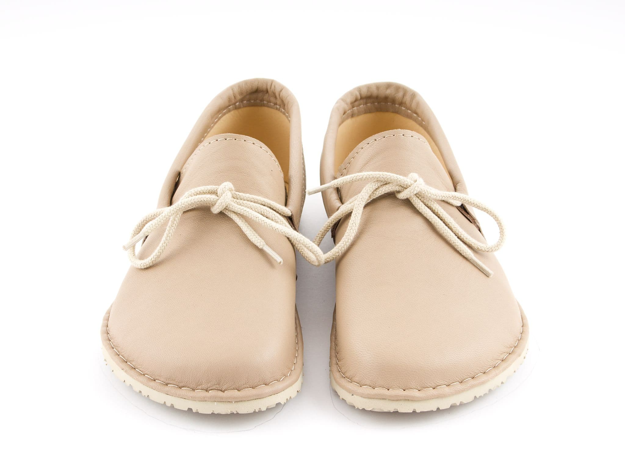 Cordelia Barefoot moccasins - beige - LUKS BAREFOOT