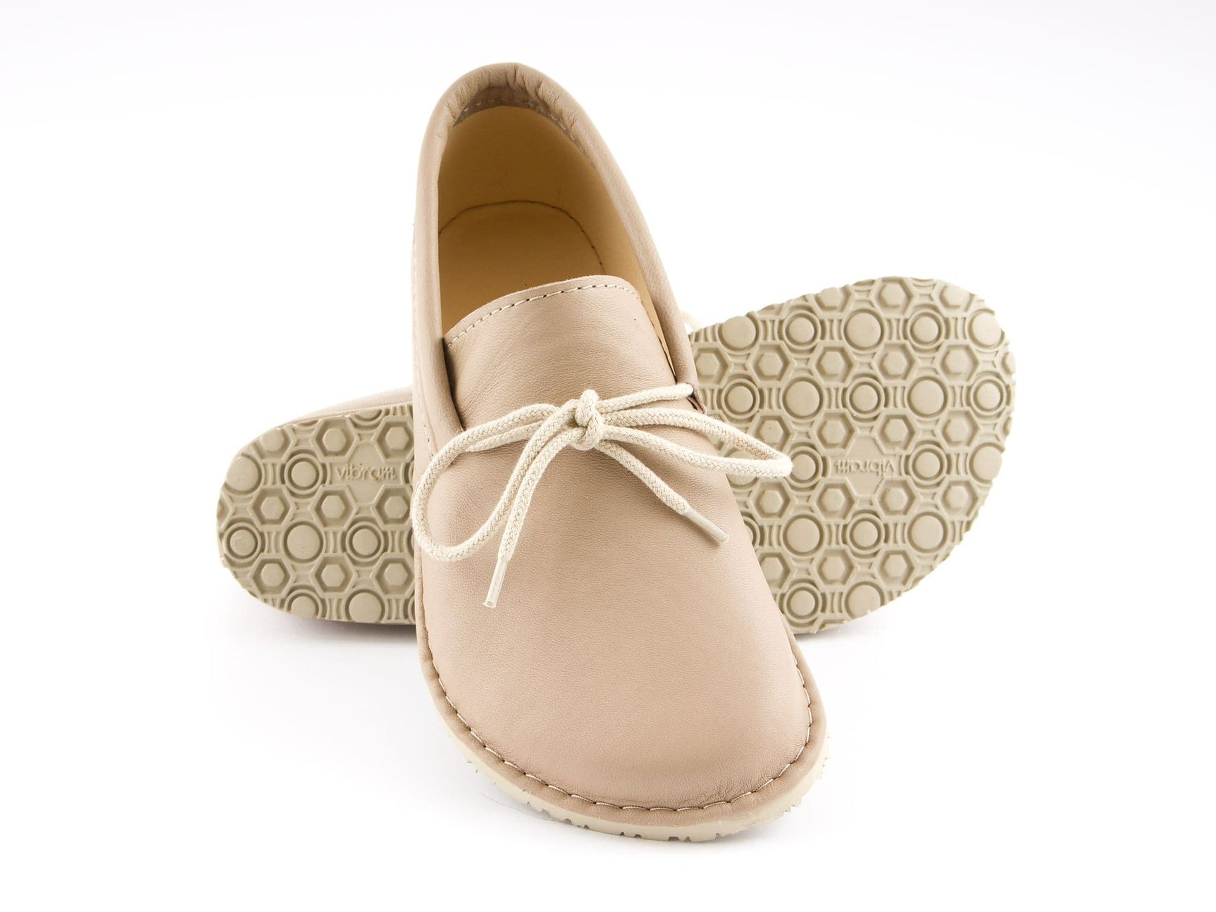 Cordelia Barefoot moccasins - beige - LUKS BAREFOOT