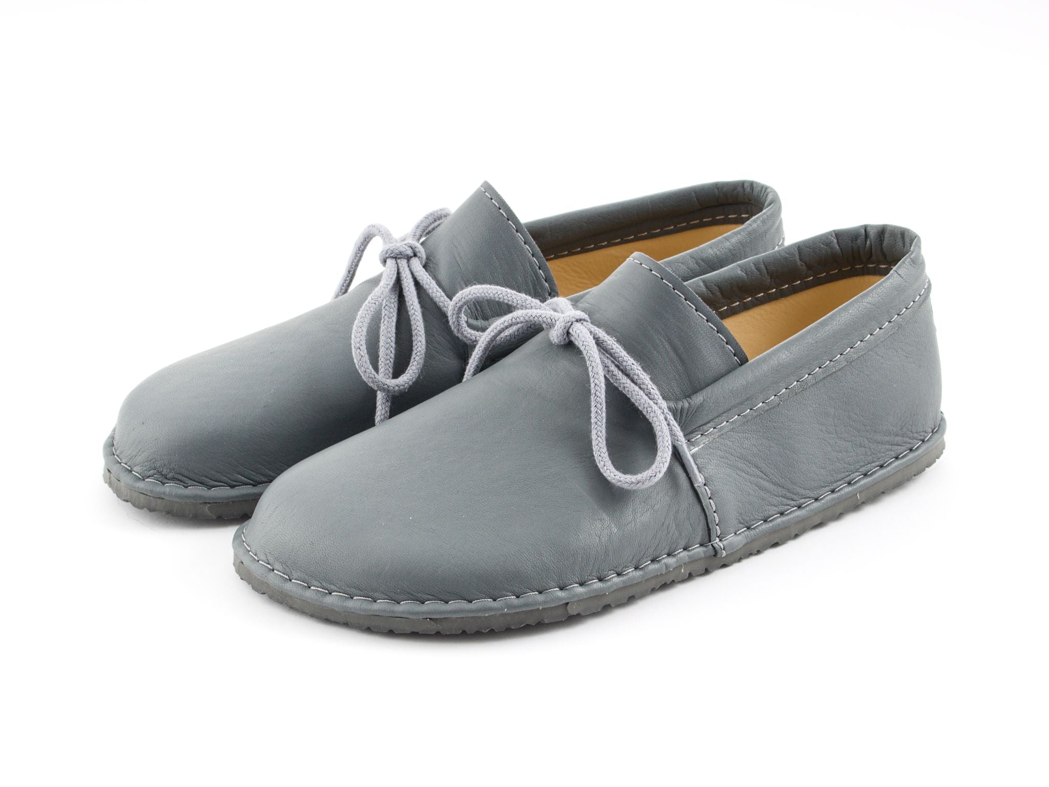 Cordelia Barefoot moccasins - grey - LUKS BAREFOOT