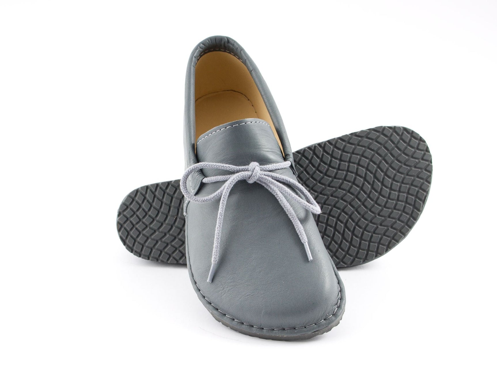 Cordelia Barefoot moccasins - grey - LUKS BAREFOOT