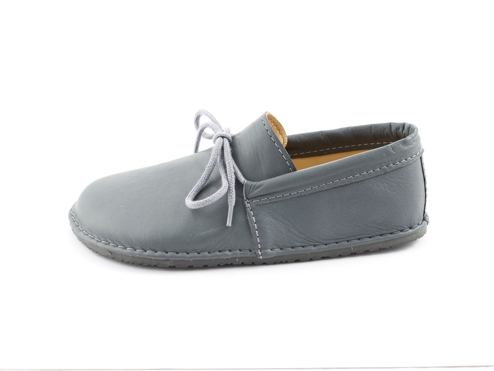 Cordelia Barefoot moccasins - grey - LUKS BAREFOOT