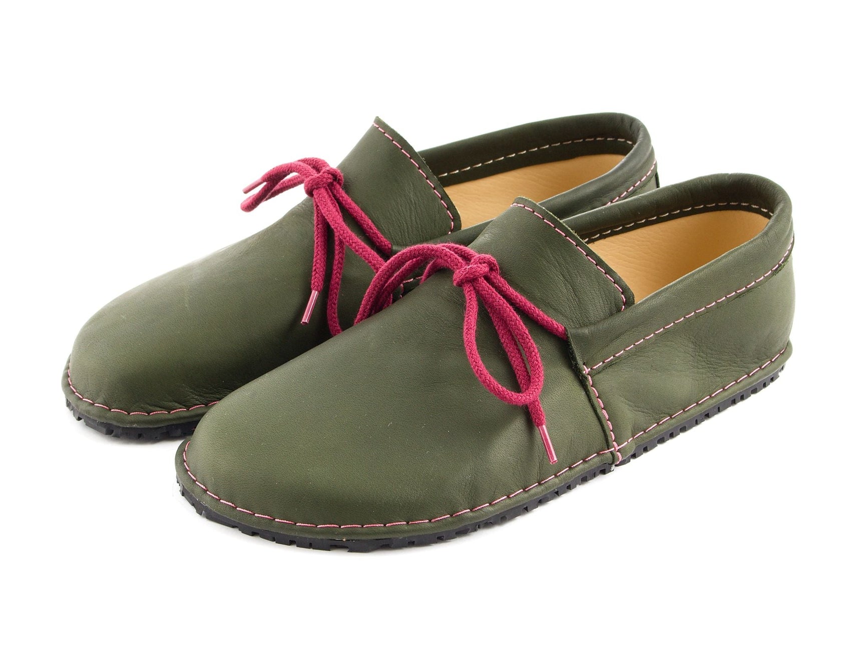 Cordelia Barefoot moccasins - khaki - LUKS BAREFOOT