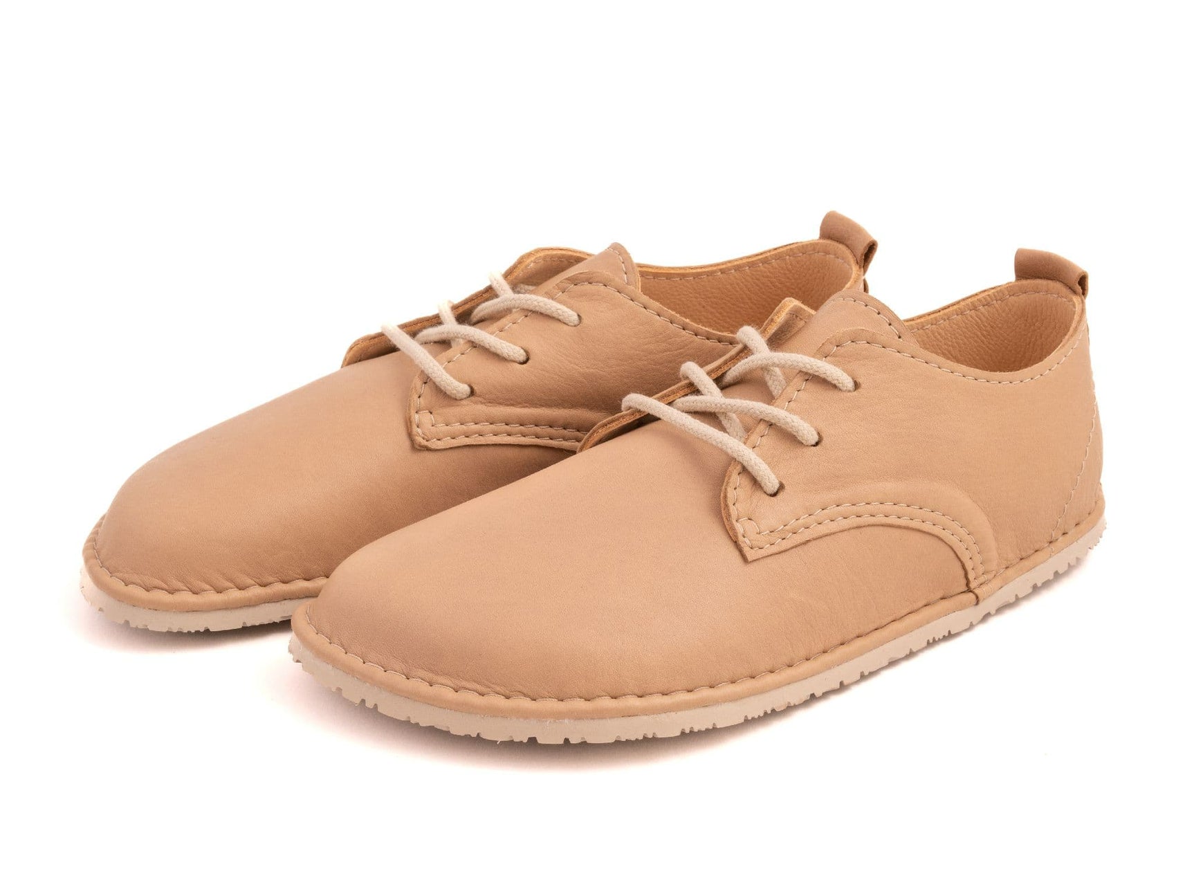 Corriente Barefoot oxfords - beige - LUKS BAREFOOT