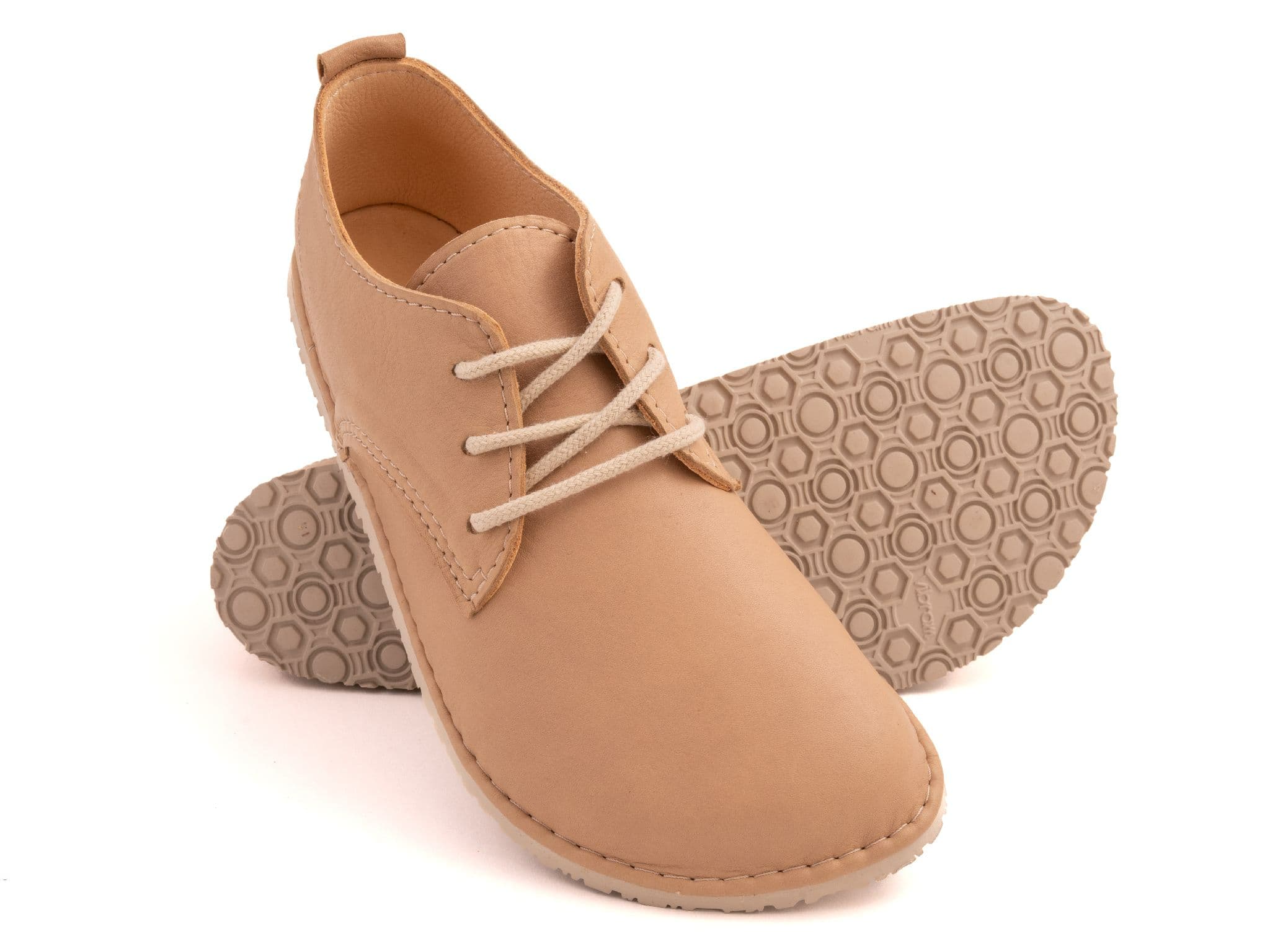 Corriente Barefoot oxfords - beige - LUKS BAREFOOT