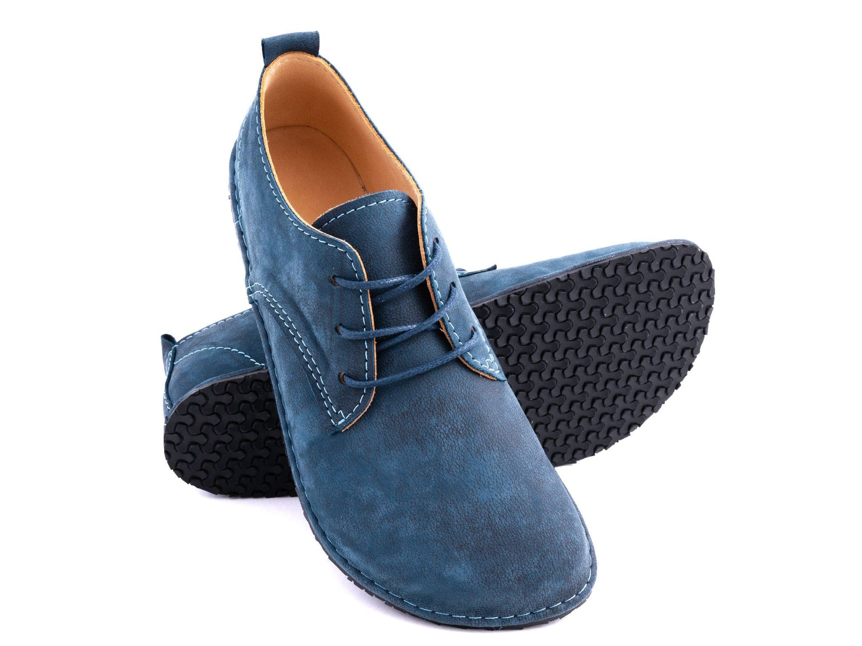 Corriente Barefoot oxfords - blue - LUKS BAREFOOT