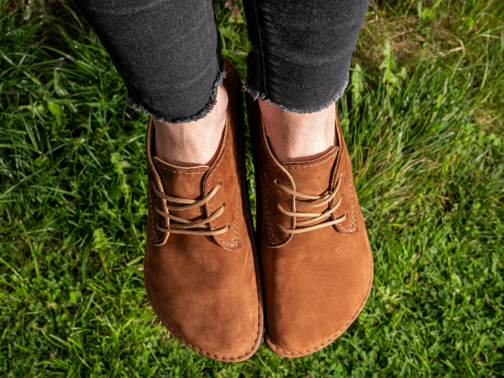 Corriente Barefoot oxfords - brown - LUKS BAREFOOT