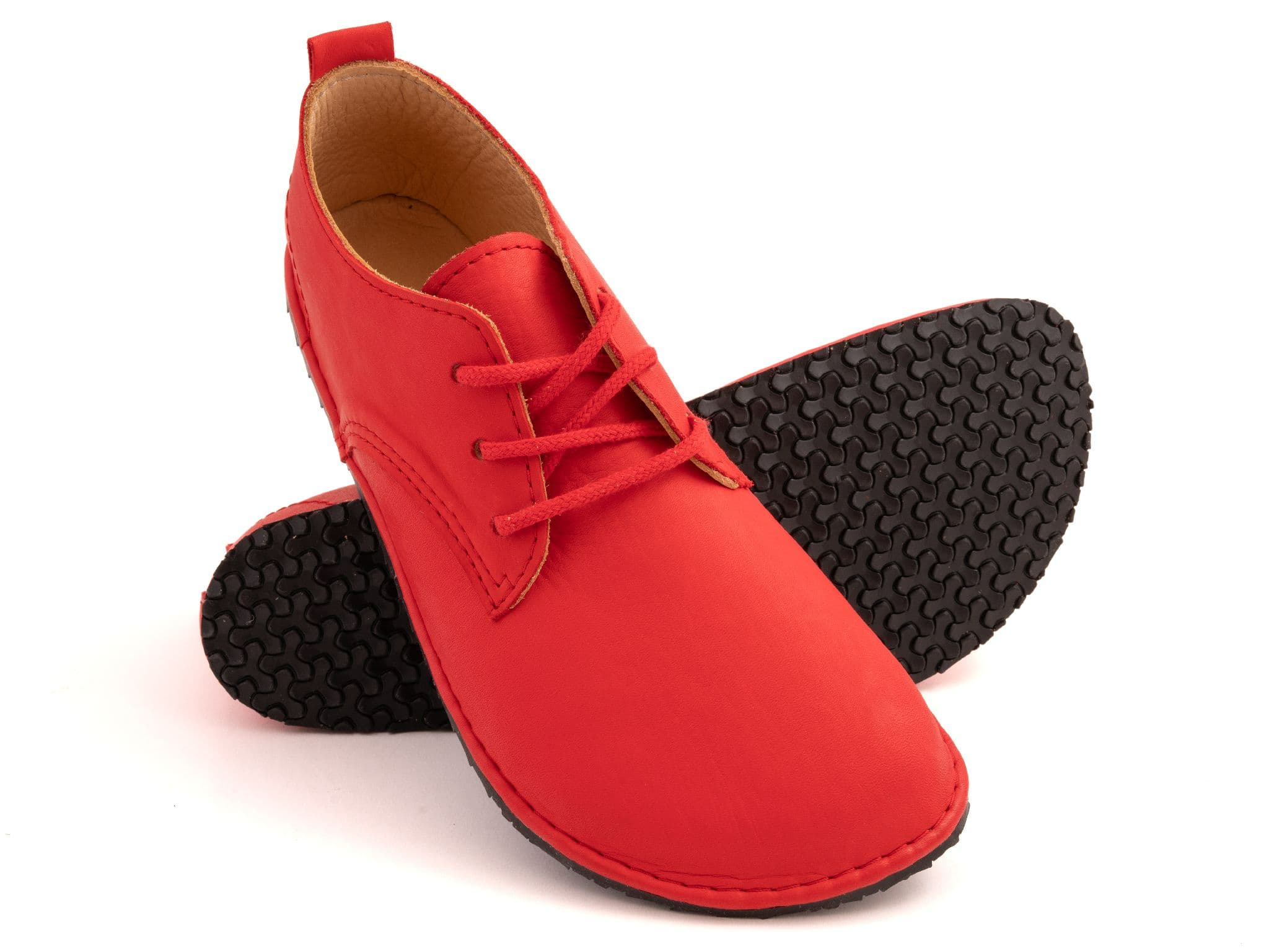 Corriente Barefoot oxfords - red - LUKS BAREFOOT