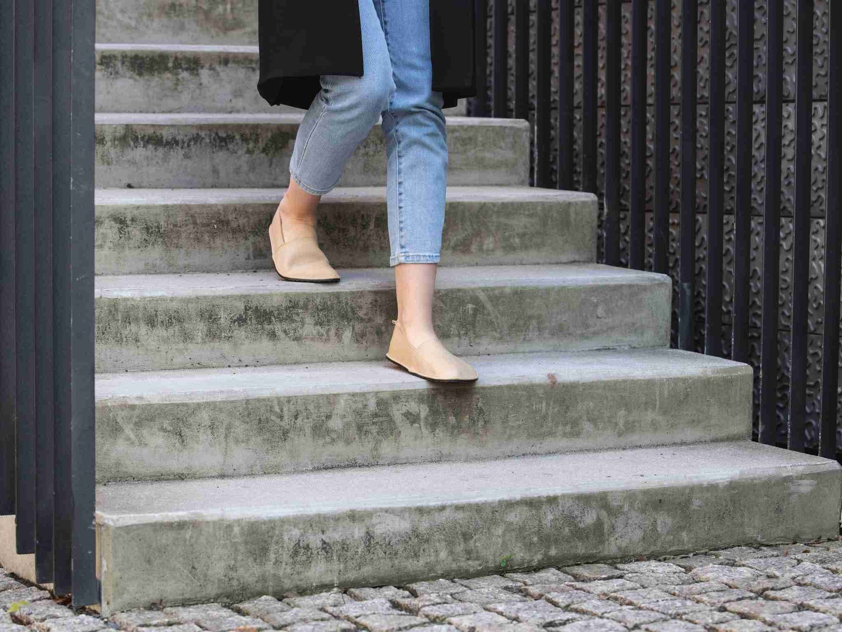 Fuego Barefoot moccasins - beige - LUKS BAREFOOT