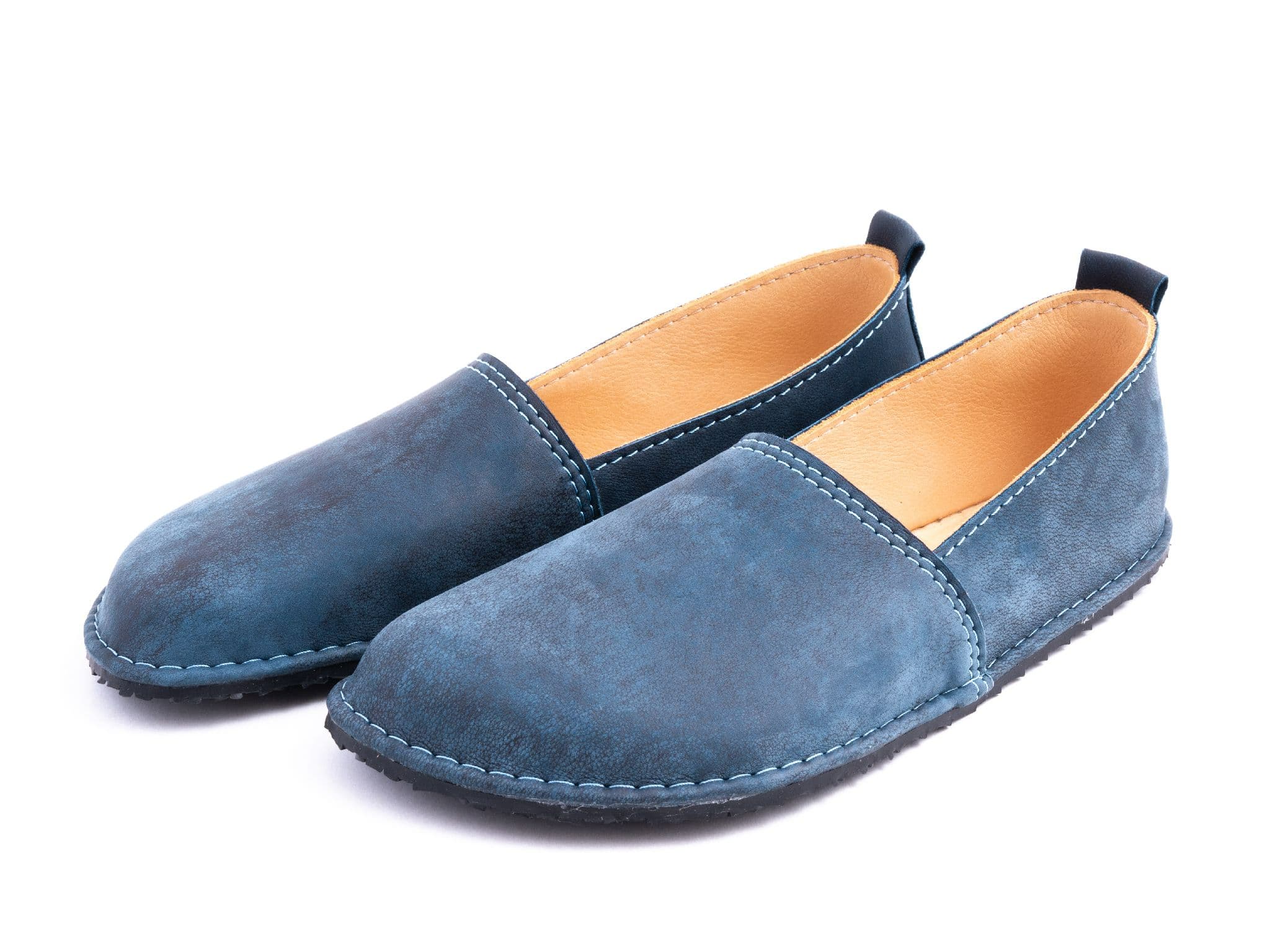 Fuego Barefoot moccasins - blue - LUKS BAREFOOT