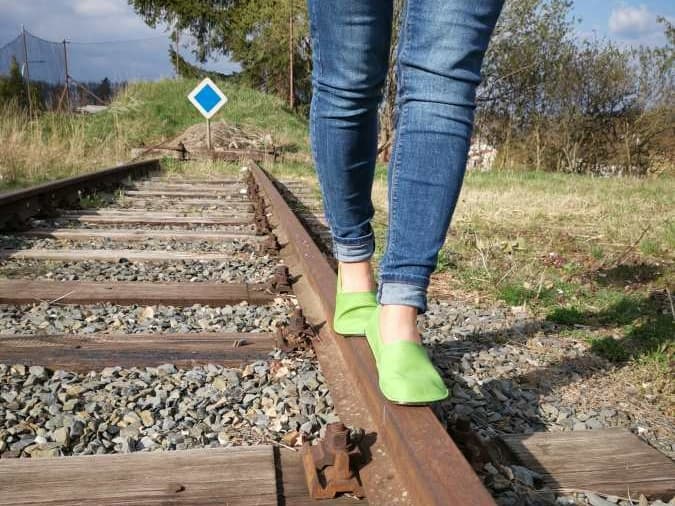 Fuego Barefoot moccasins - green - LUKS BAREFOOT