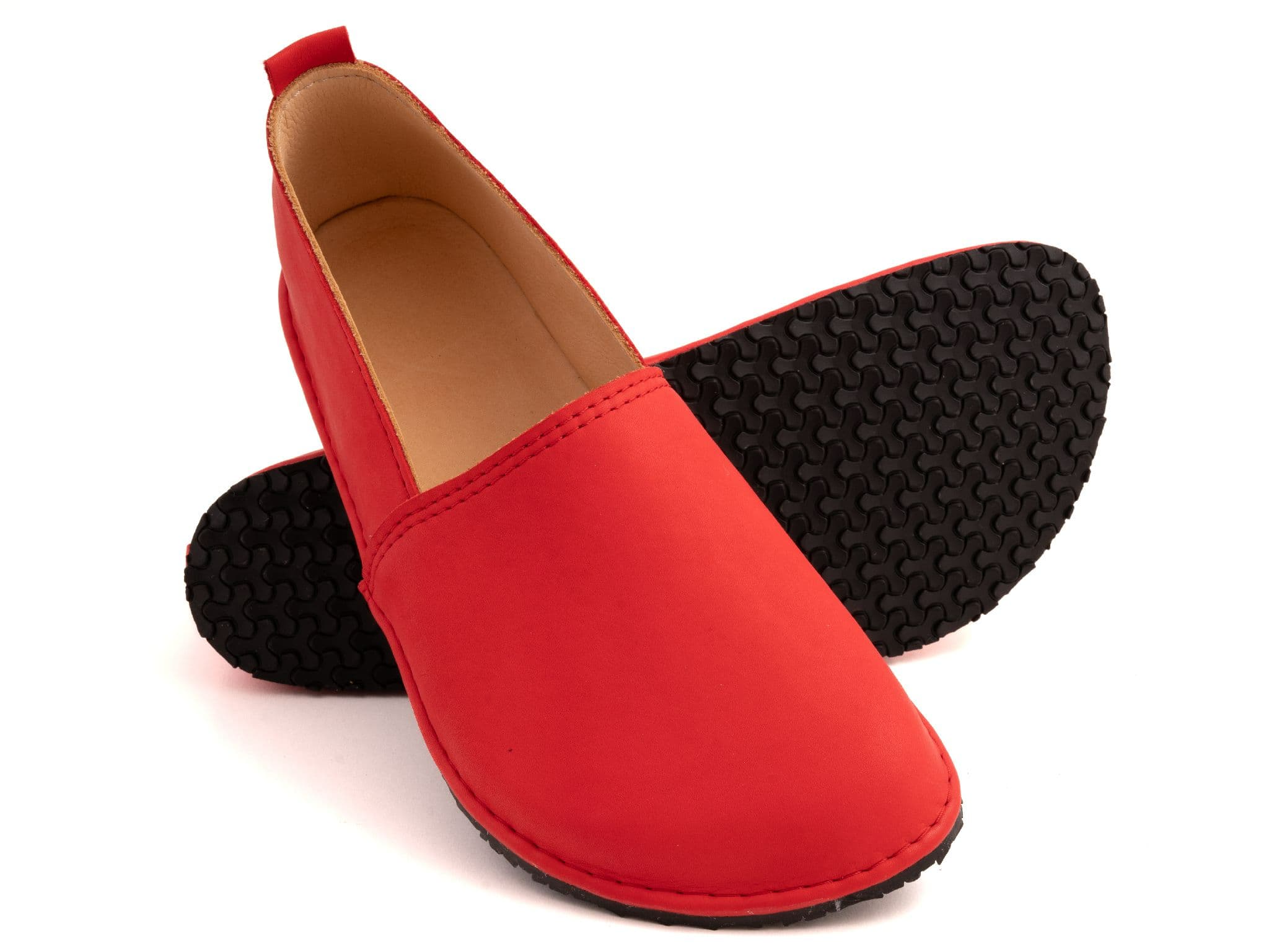 Fuego Barefoot moccasins - red - LUKS BAREFOOT