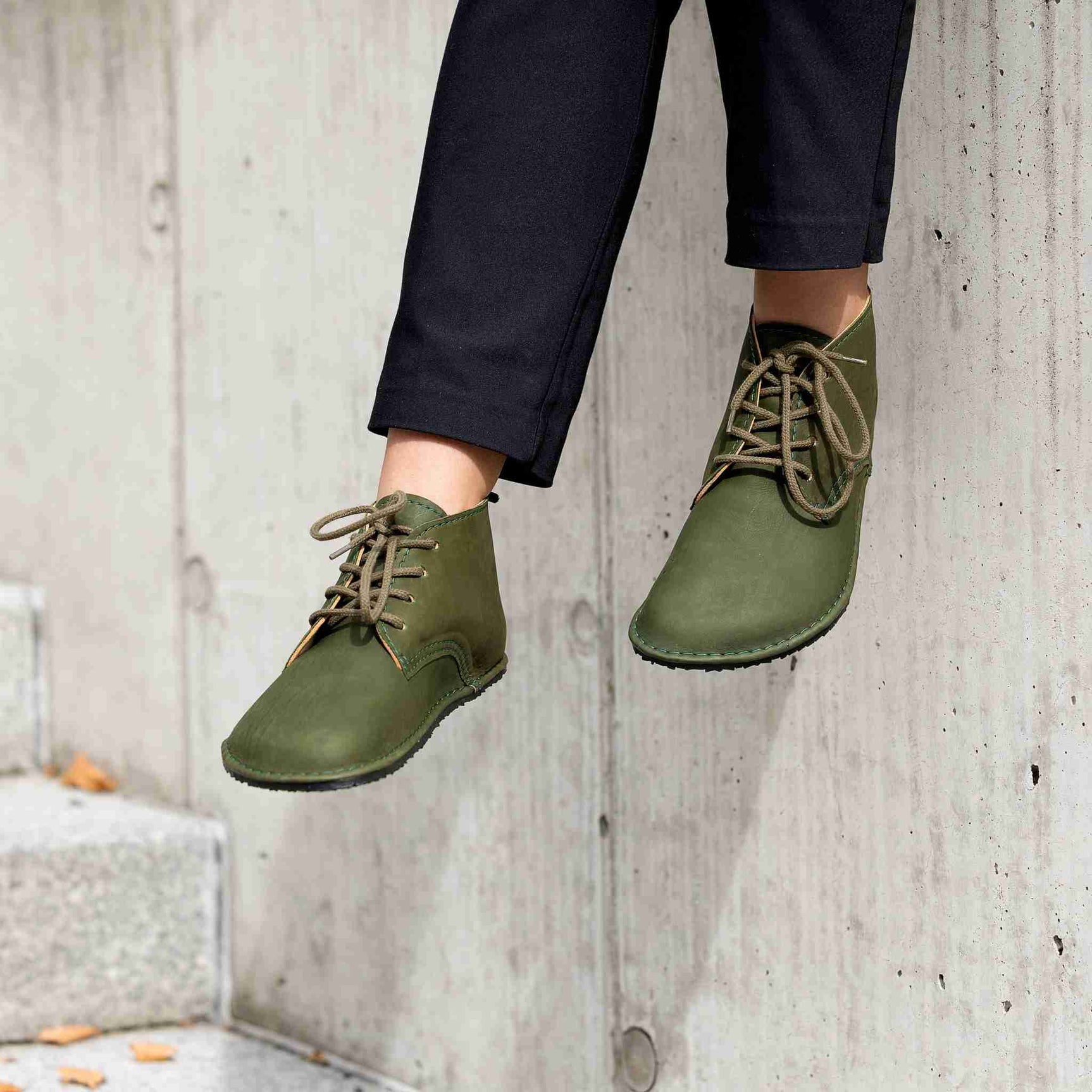 Milagro Barefoot all - season boots - khaki - LUKS BAREFOOT