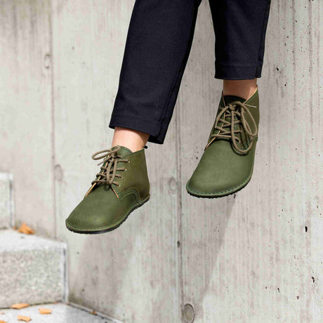 Milagro Barefoot all - season boots - khaki - LUKS BAREFOOT