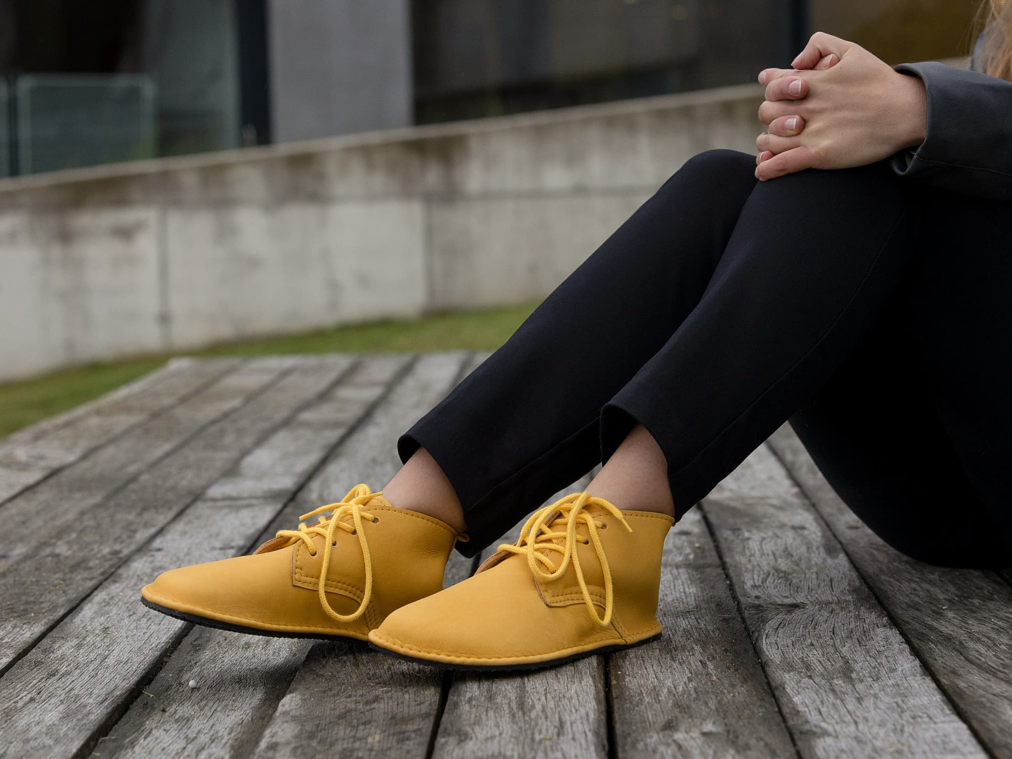 Milagro Barefoot all - season boots - yellow - LUKS BAREFOOT