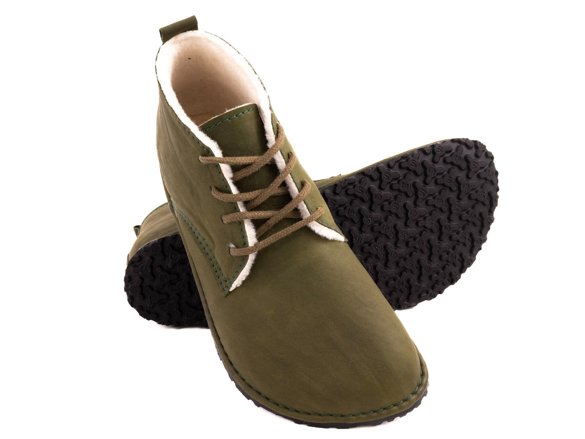 Milagro Frio Winter Barefoot boots - khaki - LUKS BAREFOOT