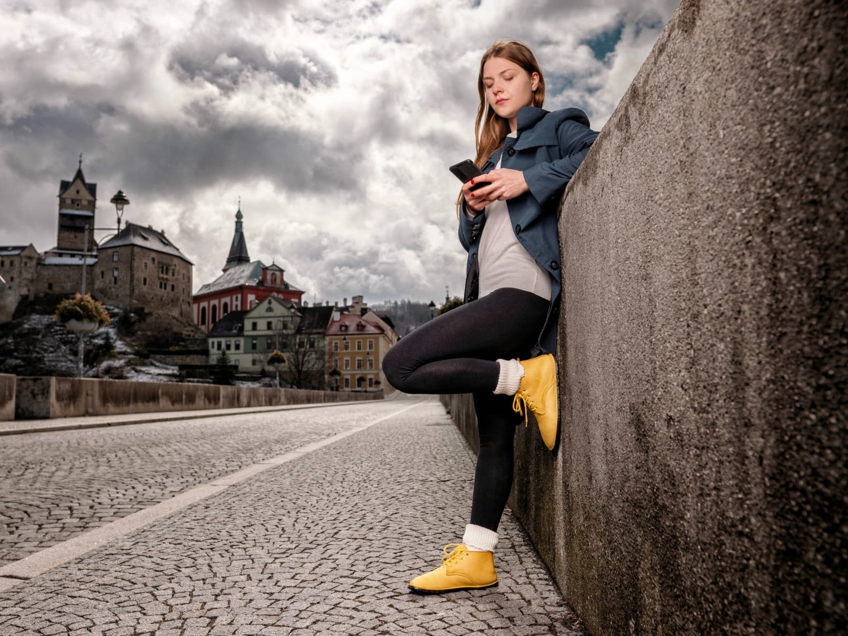 Milagro Frio Winter Barefoot boots - yellow - LUKS BAREFOOT