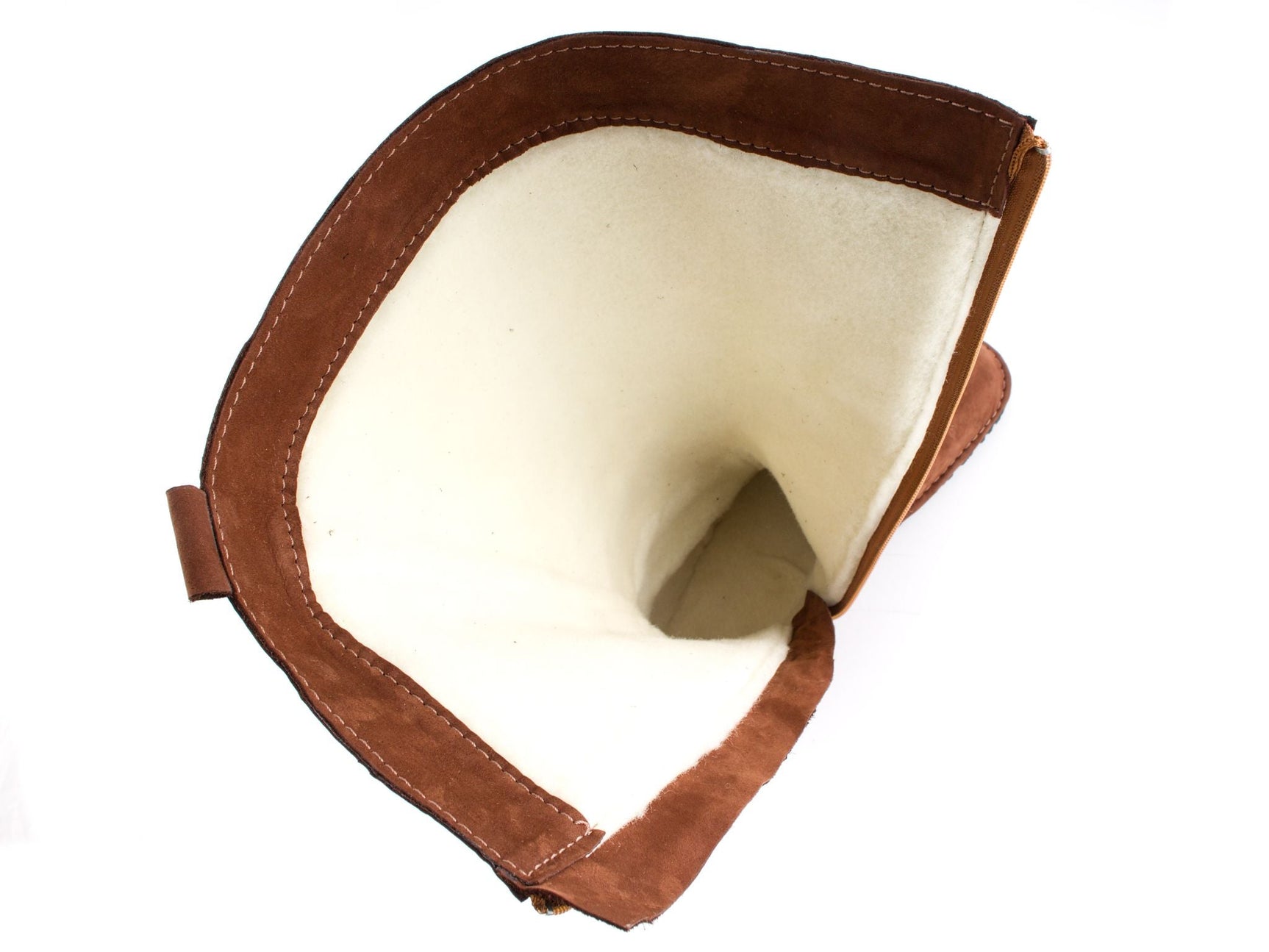 Tall Winter Boots - brown - LUKS BAREFOOT